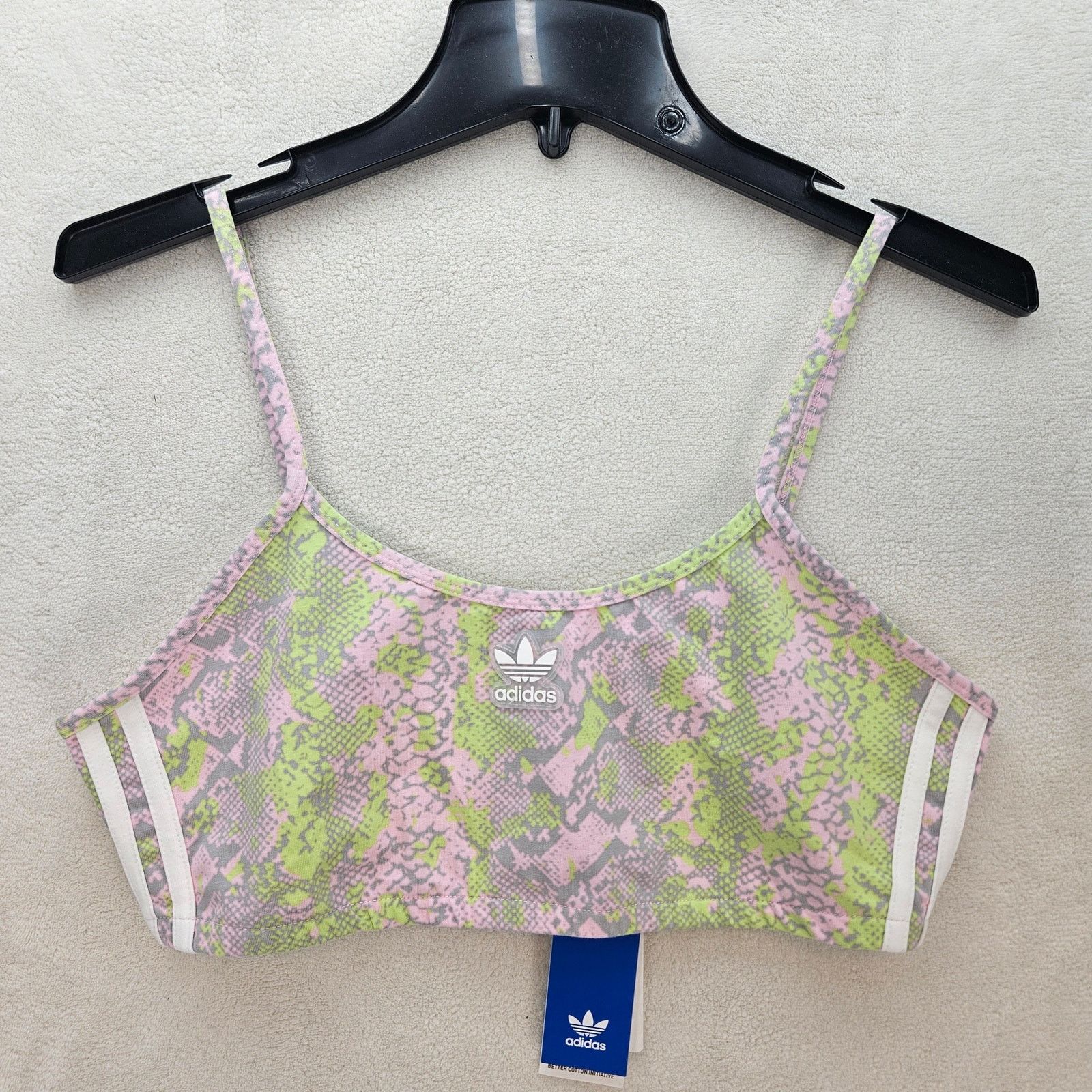 Adidas ADIDAS ORIGINALS WOMEN'S LARGE SNAKE PRINT BRA NWT HT5961 Size L / US 10 / IT 46 - 1 Thumbnail