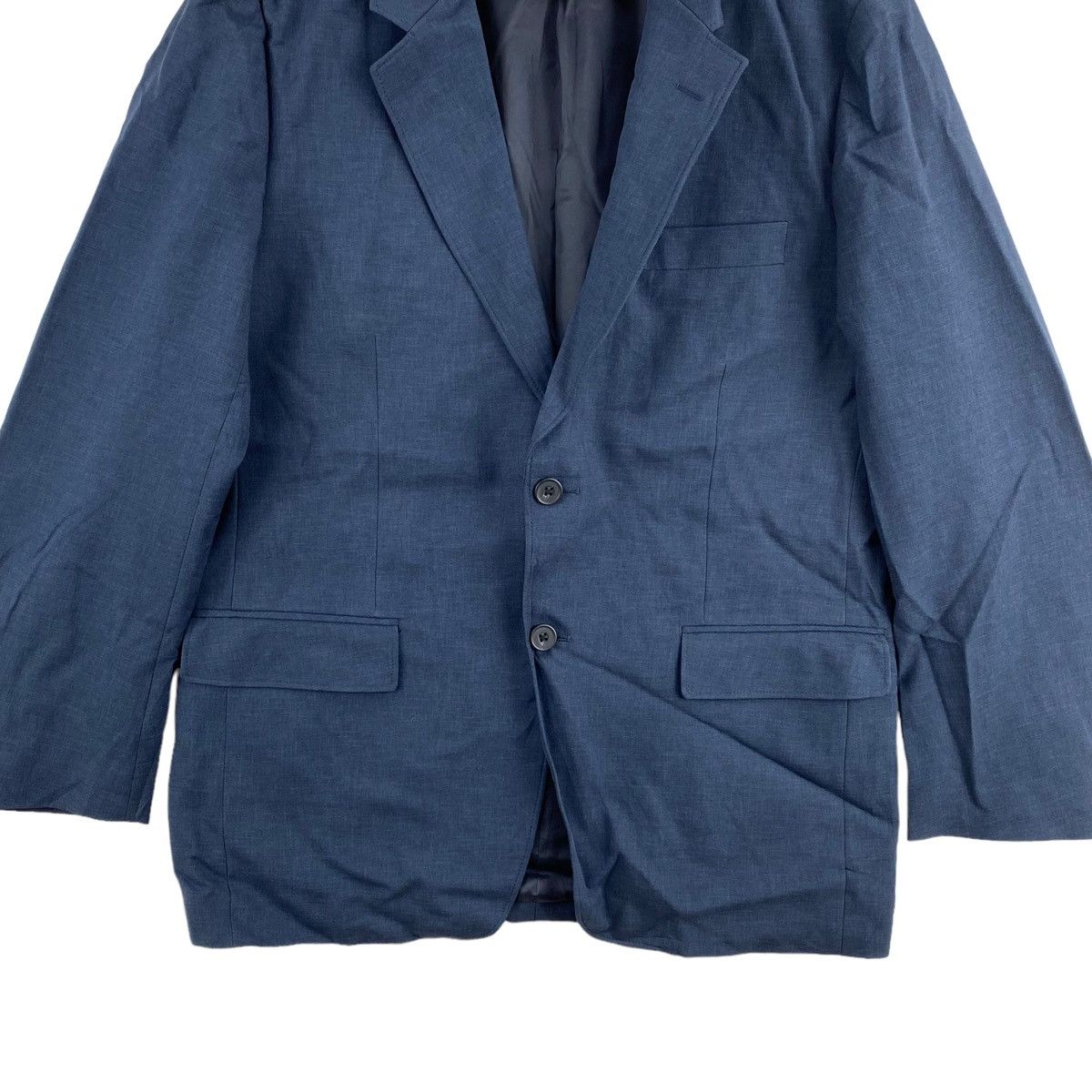 Christophe Lemaire UNIQLO x CHRISTOPHE LEMAIRE Japan Plain Navy Blazer Coat Size US L / EU 52-54 / 3 - 3 Thumbnail