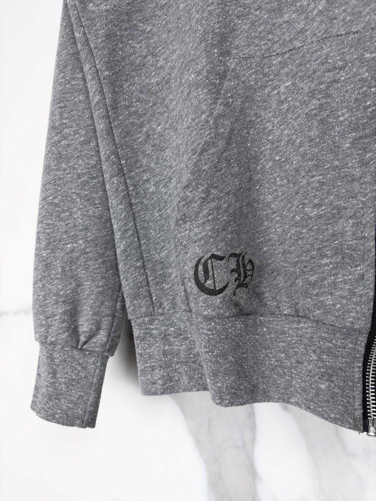 Chrome Hearts Chrome Hearts Fleur Logo Silver Dagger Zip Up Hoodie Black Size S / US 4 / IT 40 - 3 Thumbnail