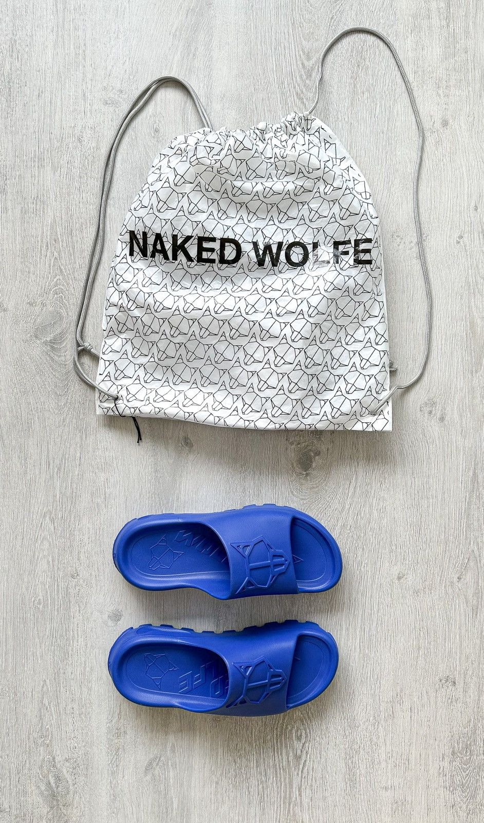 NAKED WOLFE NAKED WOLFE Cobalt Blue Tommy Waterproof Sandals Slide Size US 9 / EU 42 - 1 Thumbnail