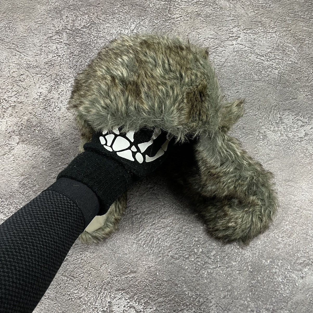 If Six Was Nine Vintage 90s Alt Beanie Mohair Ushanka Faux American VTg Size ONE SIZE - 2 Thumbnail