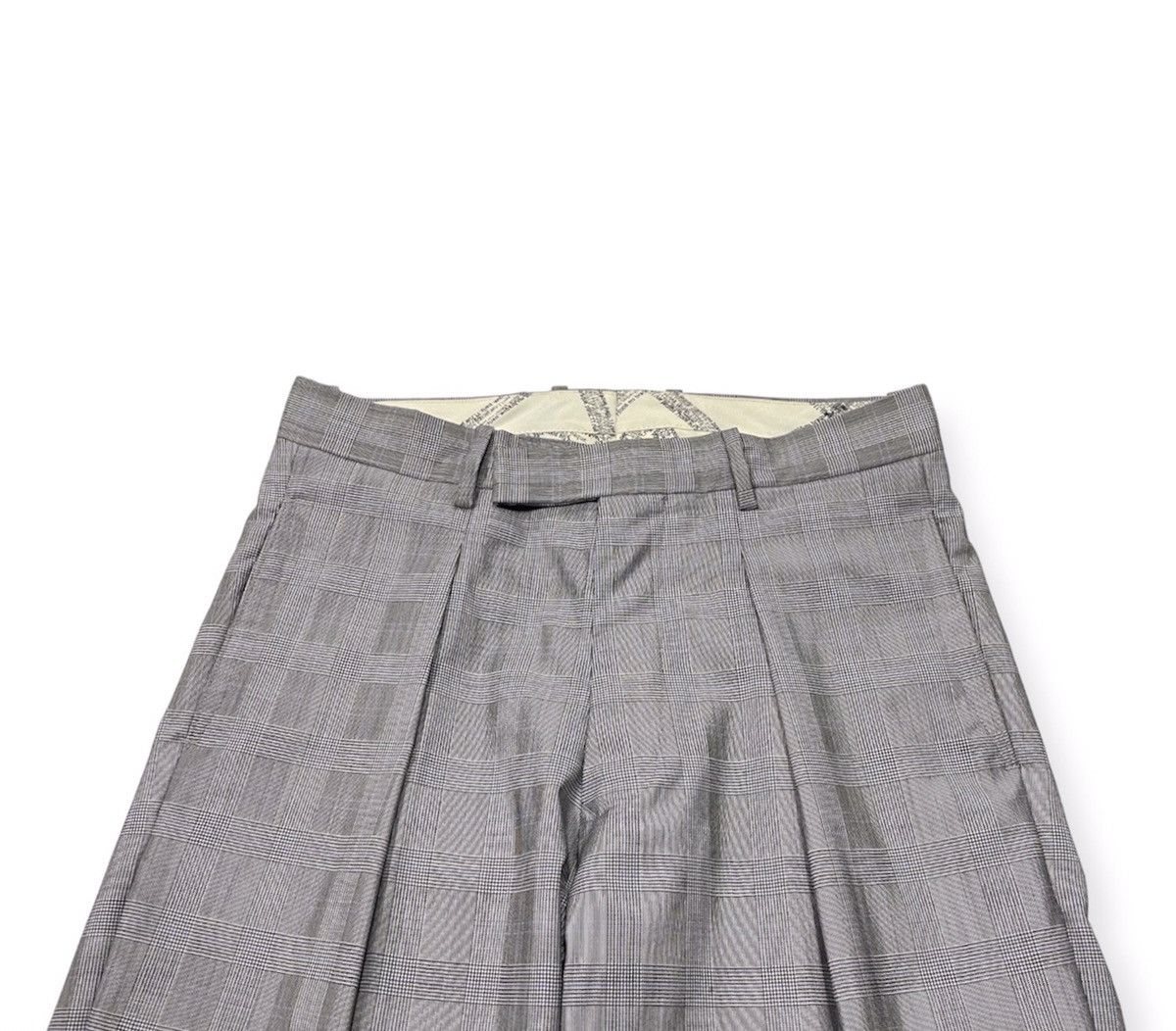 Japanese Brand FW18 Takahiro Matsushita Plaid Trousers Size US 31 - 4 Thumbnail