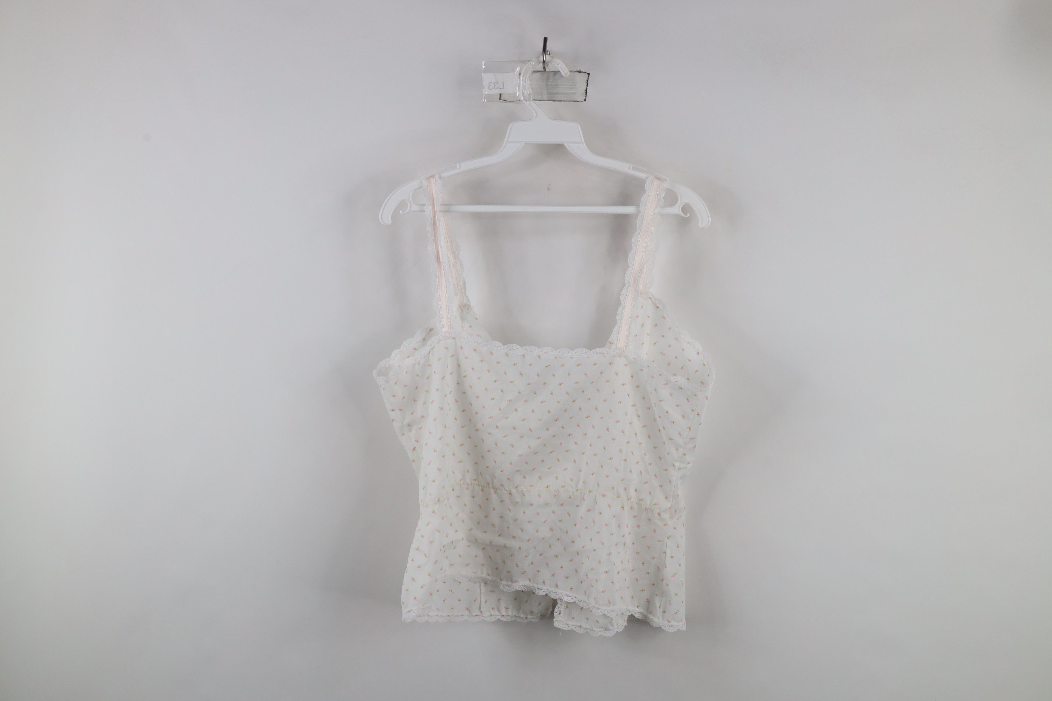 Vintage Vintage 70s Streetwear Sheer Lace Flower Night Shirt USA Size L / US 10 / IT 46 - 7 Thumbnail