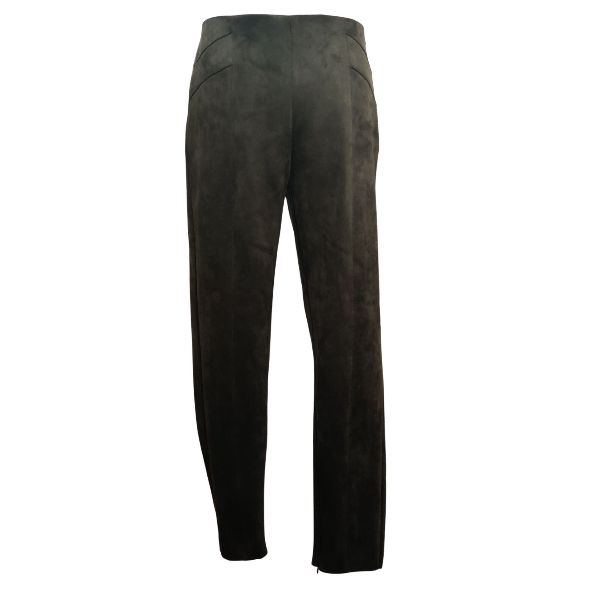 Zara Zara Basic Womens Pants Zip Ankle Mid Rise Skinny Leg Faux S Size 32" / US 10 / IT 46 - 1 Thumbnail