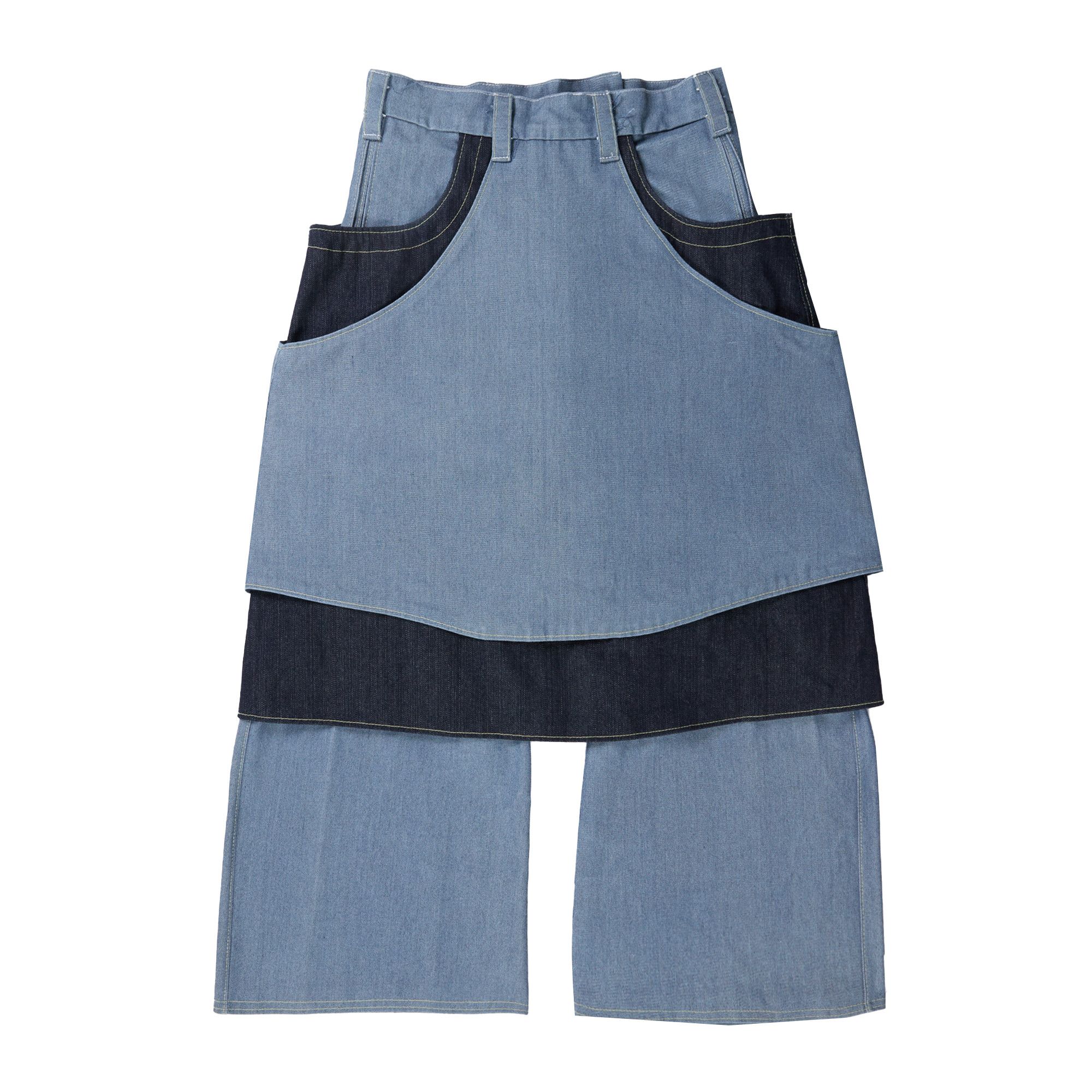 Japanese Brand × Vintage Japanese Denim Avant Garde Jeans Size US 34 / EU 50 - 2 Thumbnail
