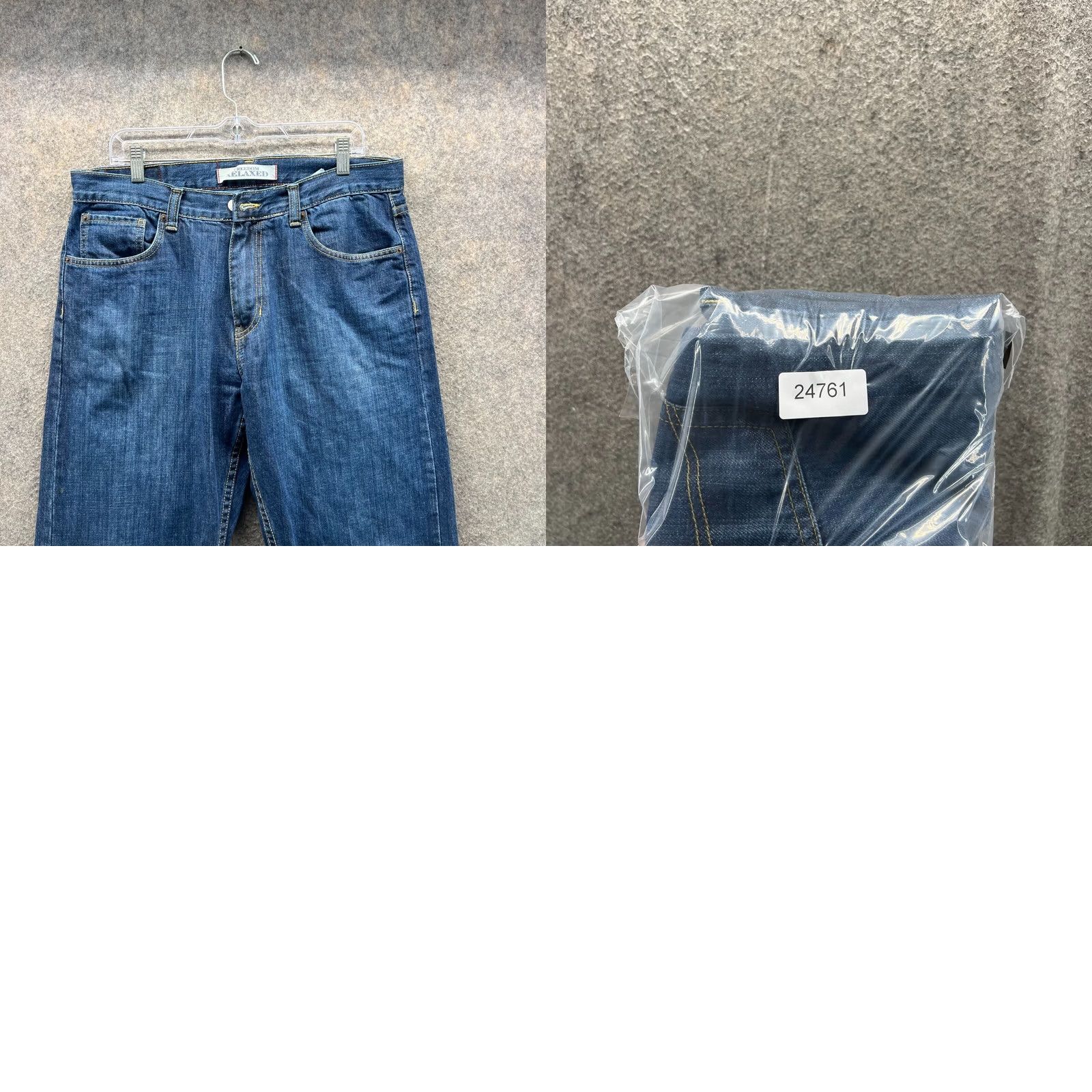 Tommy Hilfiger VINTAGE Tommy Hilfiger Jeans Men 34x32 Jeans Regular Blue Denim Straight Relaxed 90s Mens Size US 34 / EU 50 - 9 Thumbnail