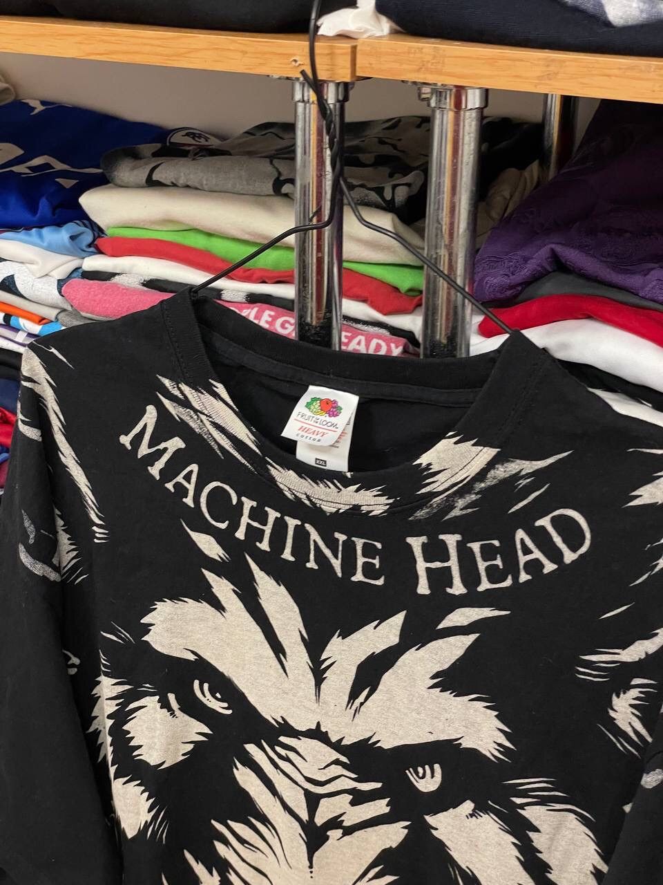 Band Tees × Vintage Machine Head Unlessh The Volves Metal Rock tee Size US XXL / EU 58 / 5 - 6 Thumbnail