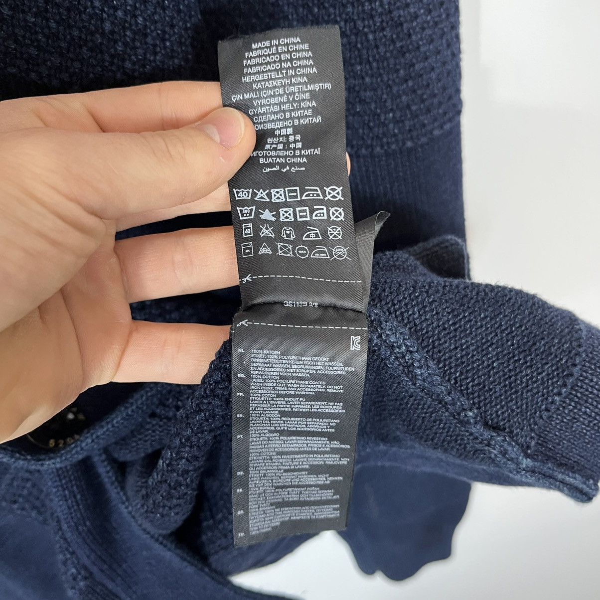 G-Star G-Star Raw Blue Renej Shawl Knitted Cardigan Sweater Y2K Size US XXL / EU 58 / 5 - 10 Thumbnail