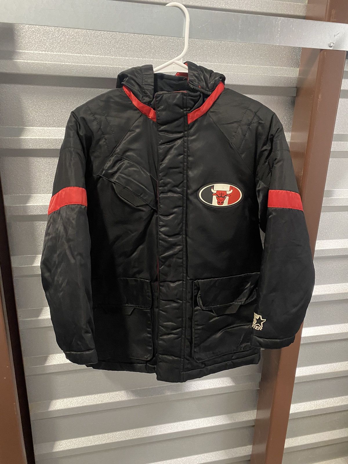 NBA × Starter × Vintage 1990’s Chicago Bulls Started Jacket Size US S / EU 44-46 / 1 - 1 Thumbnail