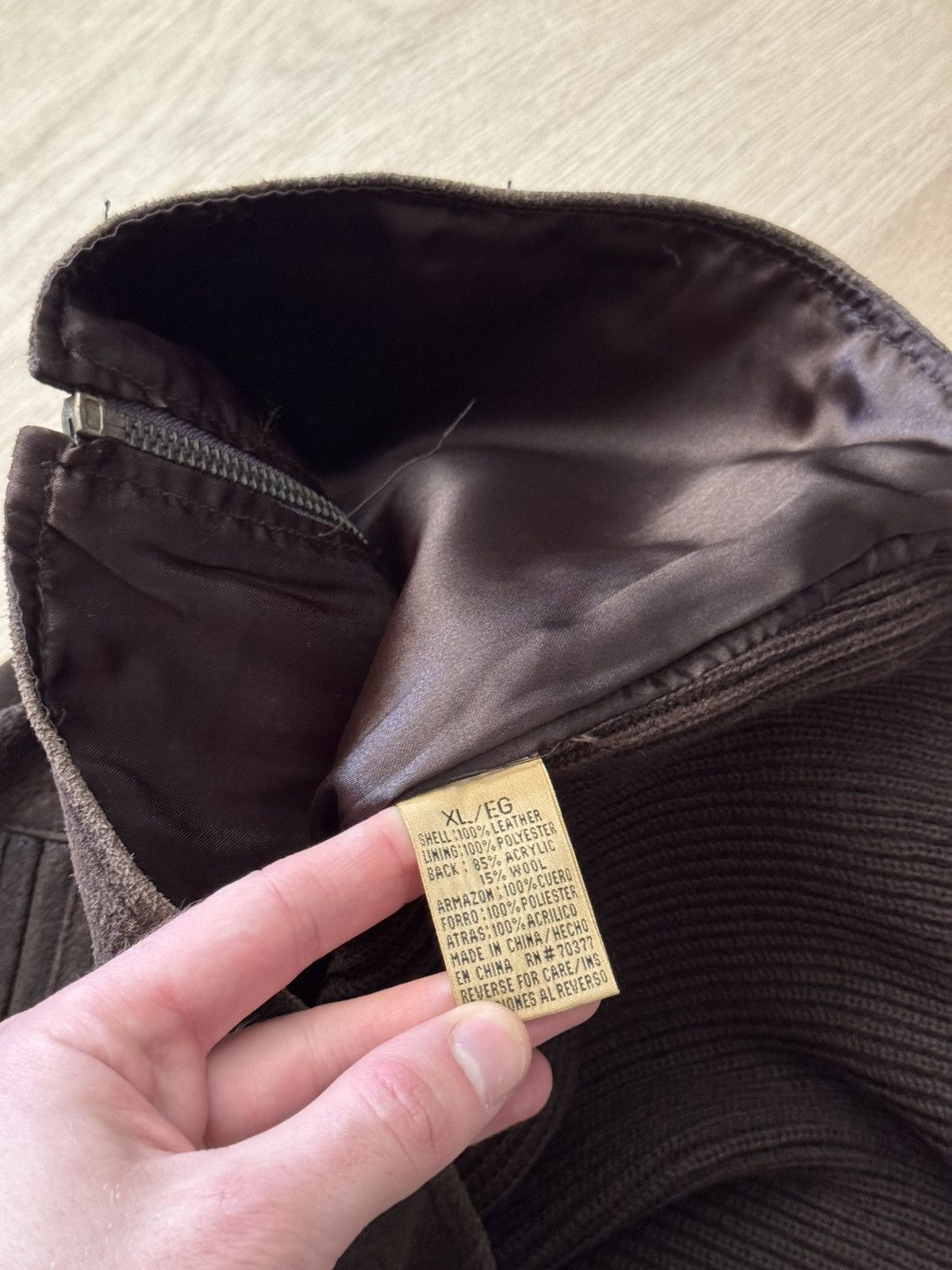 Genuine Leather Vintage 90’s J. Riggings Genuine Leather Cowboy Brown Vest Size US XL / EU 56 / 4 - 6 Thumbnail