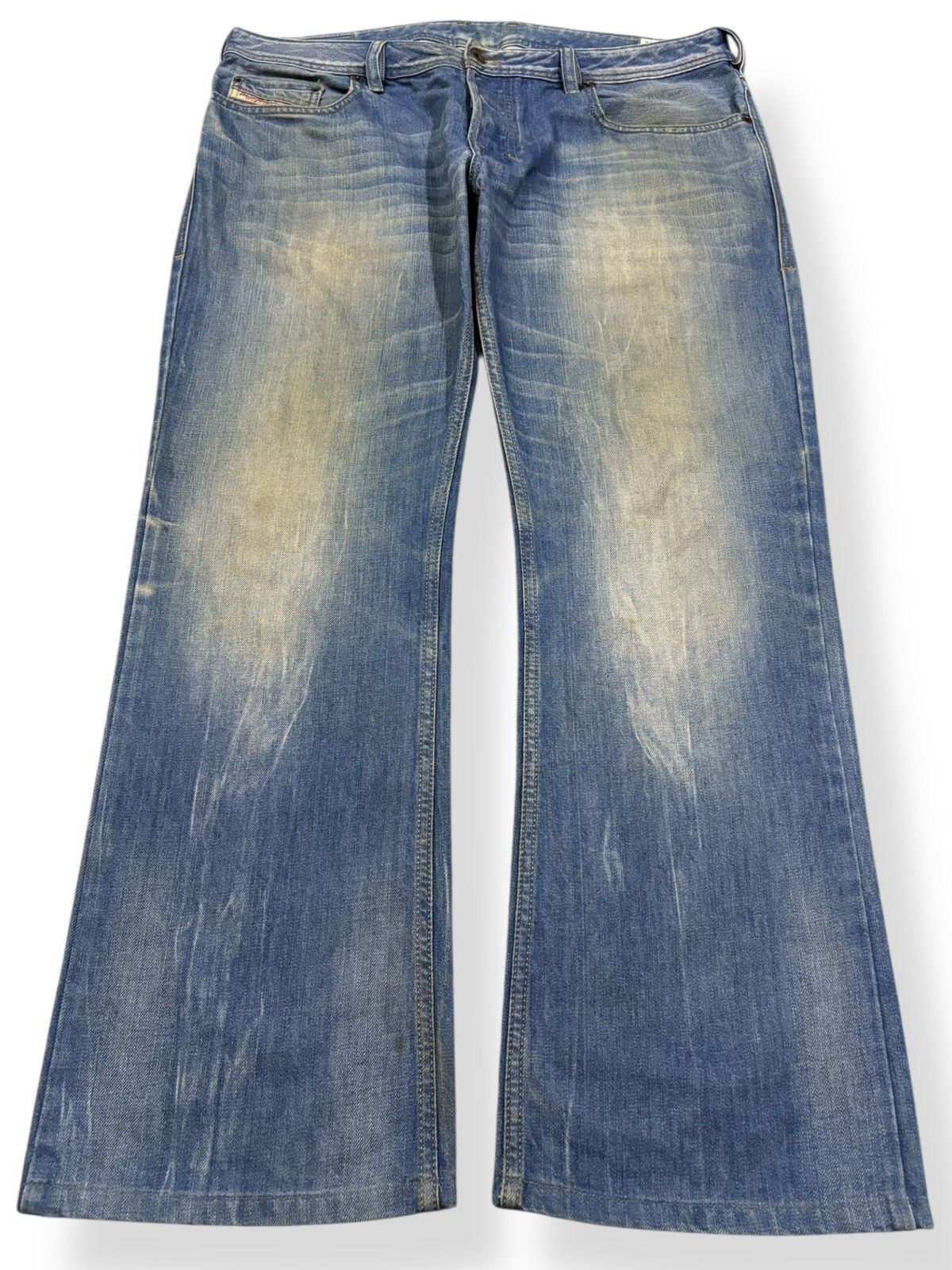 Diesel Vintage Diesel Industry Zatiny Mud Wash Bootcut Grunge Jeans Size US 36 / EU 52 - 1 Thumbnail
