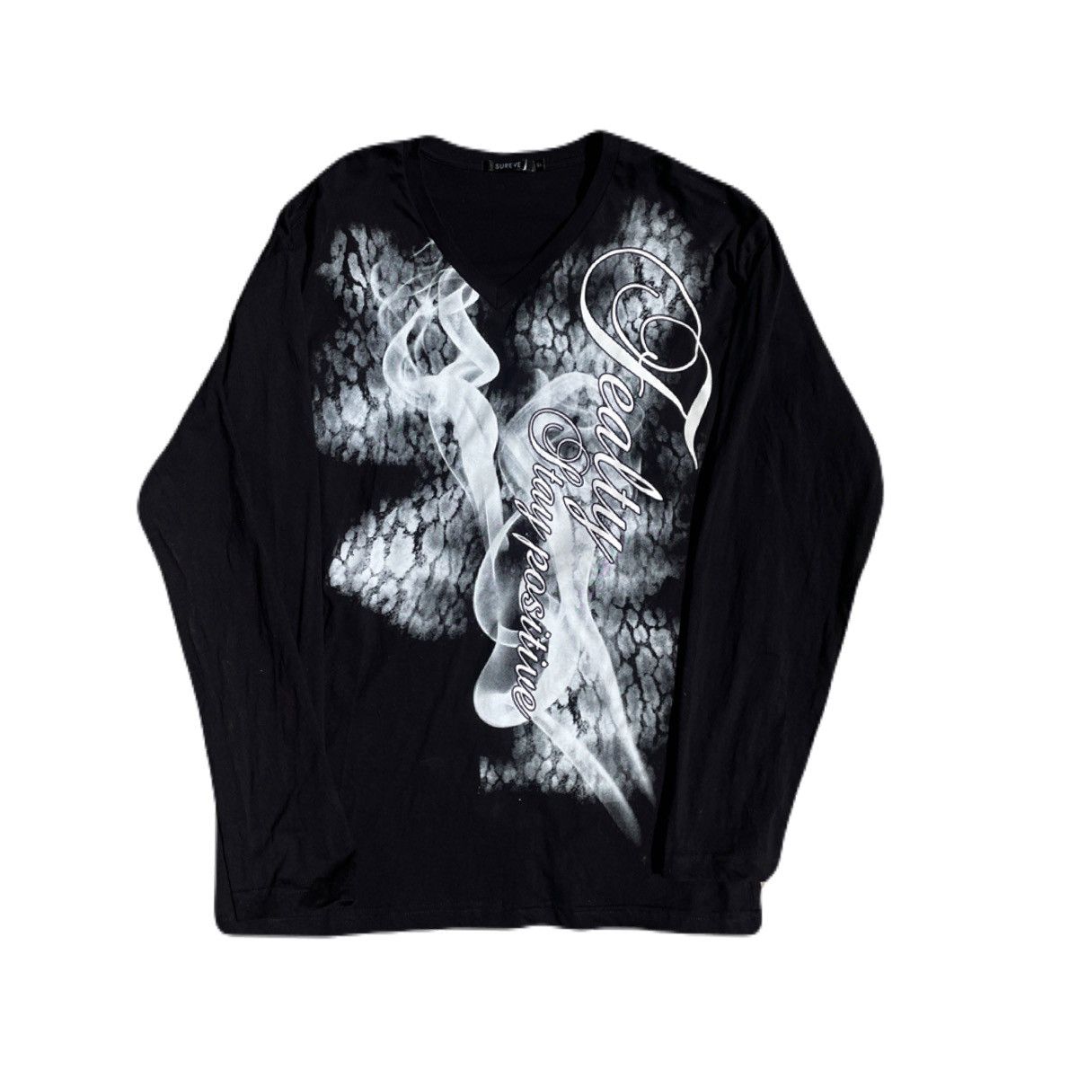 If Six Was Nine 2000s Japanese archive Vkei Dark Poem Long Sleeve Tee Size US L / EU 52-54 / 3 - 2 Thumbnail