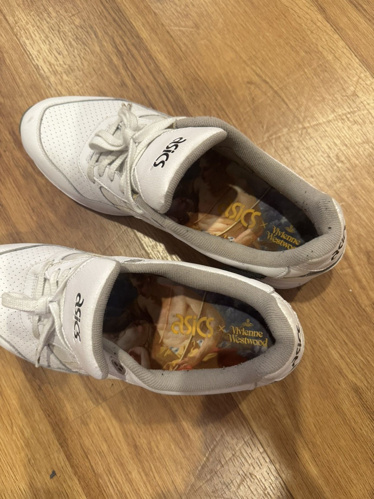 Asics × Vivienne Westwood Vivenne Westwood Asics Gel Saga White Size US 13 / EU 46 - 6 Thumbnail