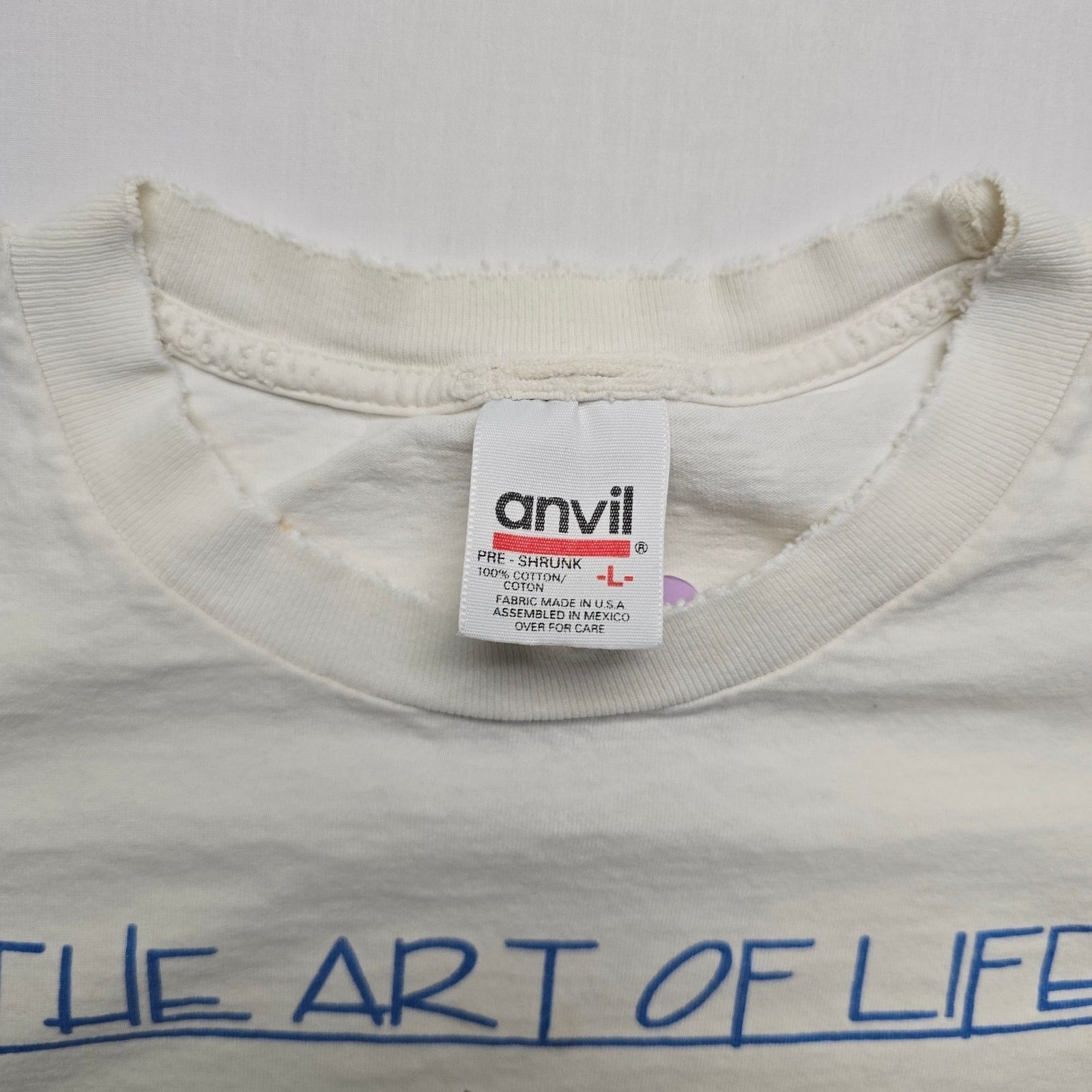 Vintage Vintage Art Of Life Tee CRMC Distressed White L Tee 90s VTG Size L / US 10 / IT 46 - 8 Thumbnail