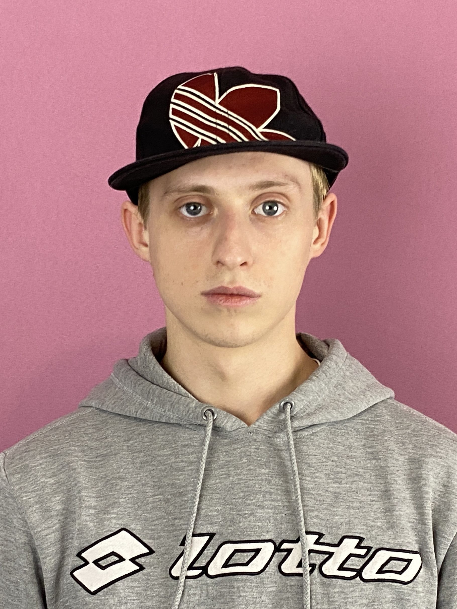 Adidas × Vintage Adidas Originals Vintage Big Logo Fitted Cap - M Size ONE SIZE - 3 Thumbnail