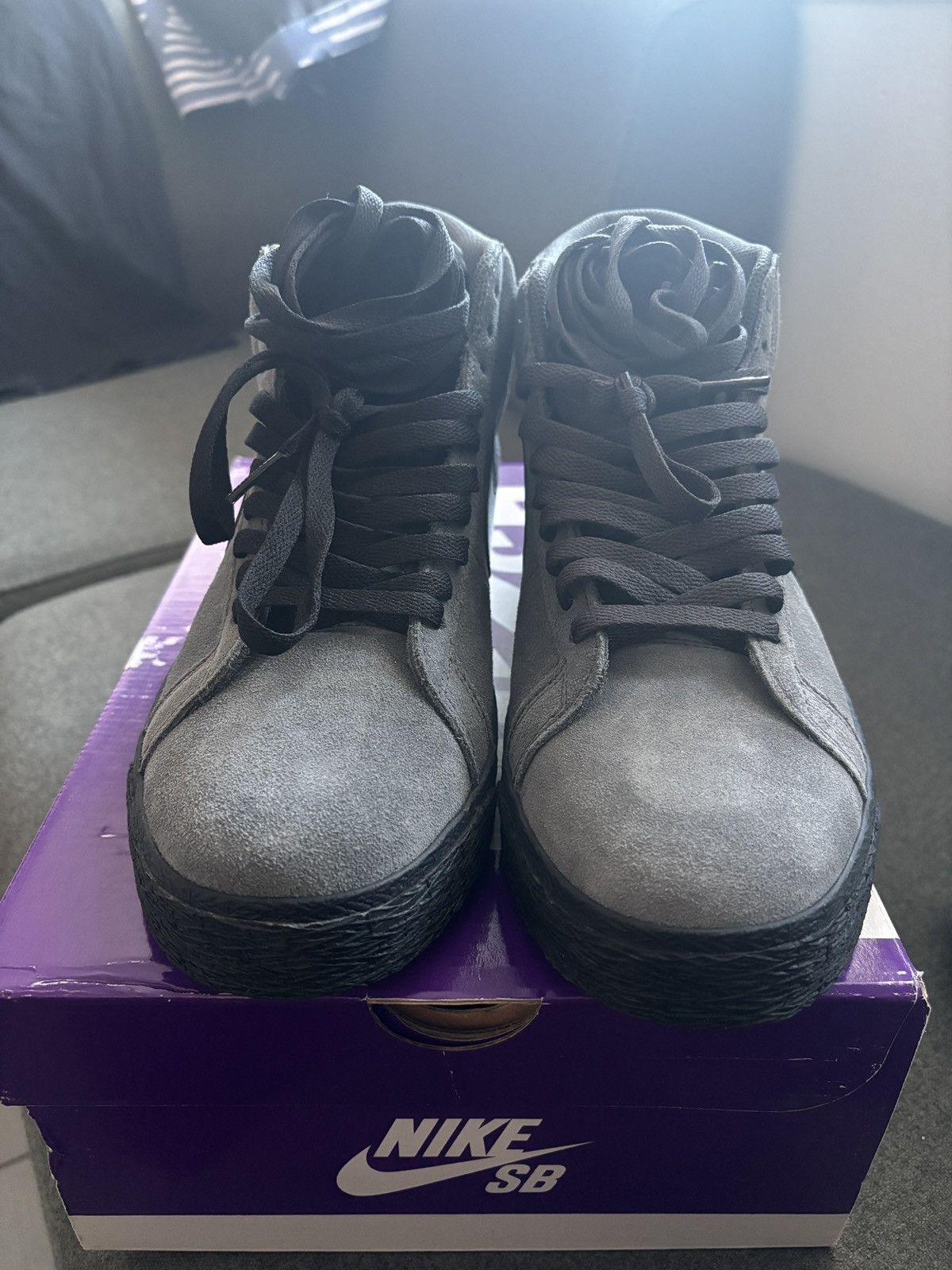 Nike Nike Sb zoom blazer mid anthracite/black Size US 9.5 / EU 42-43 - 3 Thumbnail