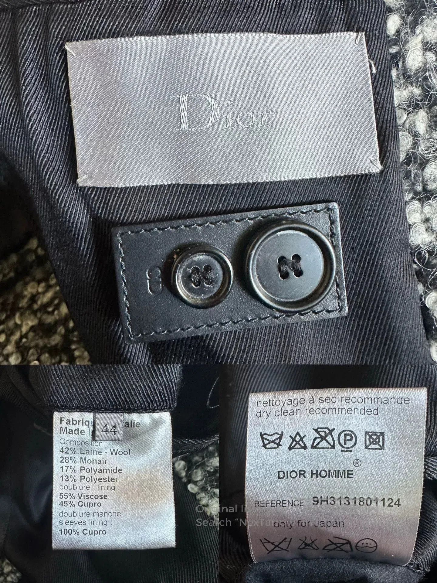 Dior Dior Homme 09FW Snowflake Coat. Size US S / EU 44-46 / 1 - 8 Thumbnail