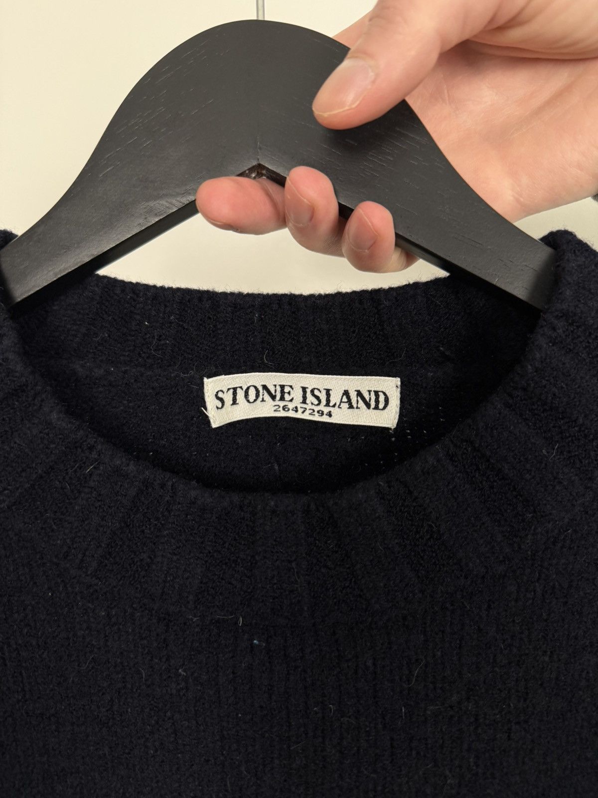 Stone Island Vintage blue Stone Island knitted sweater Size US M / EU 48-50 / 2 - 3 Thumbnail