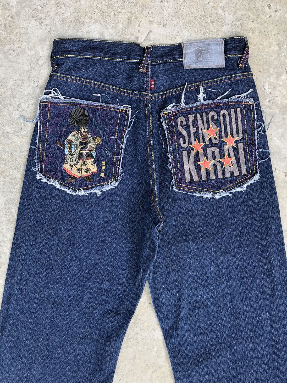 RMC Jeans Red Monkey Company Embroidered Jeans Baggy Jeans Hip Hop Size US 32 / EU 48 - 8 Thumbnail