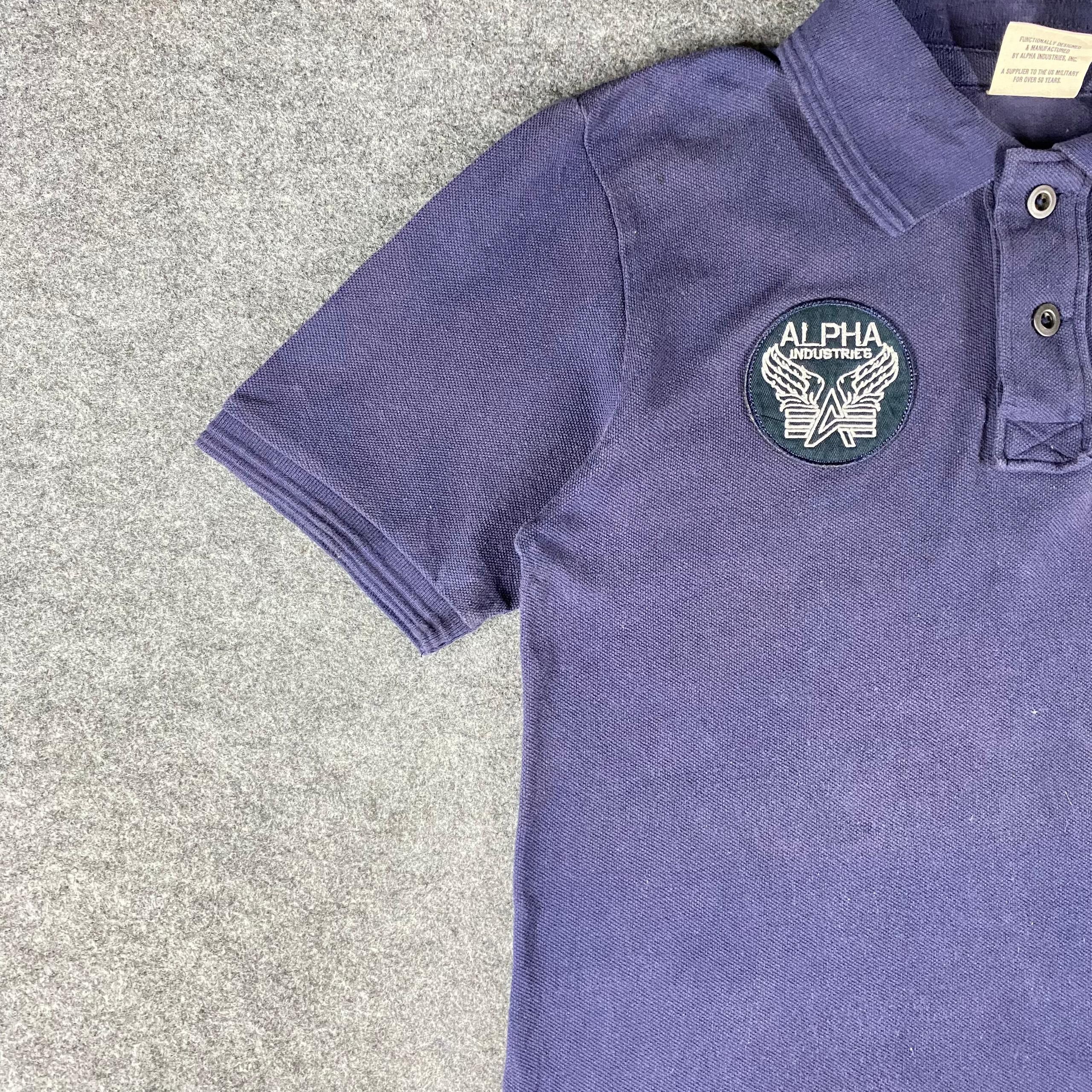 Alpha Industries Vintage Alpha Industry Polo Shirt Size US M / EU 48-50 / 2 - 10 Thumbnail