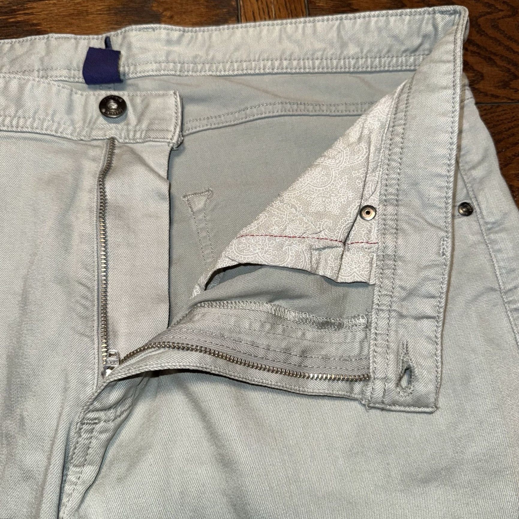 johnnie-O johnnie-O Jeans Mens Gray Denim Pocket Preppy Casual Comfort 36x30 Jeans Regular Gray Mens Size US 36 / EU 52 - 3 Thumbnail