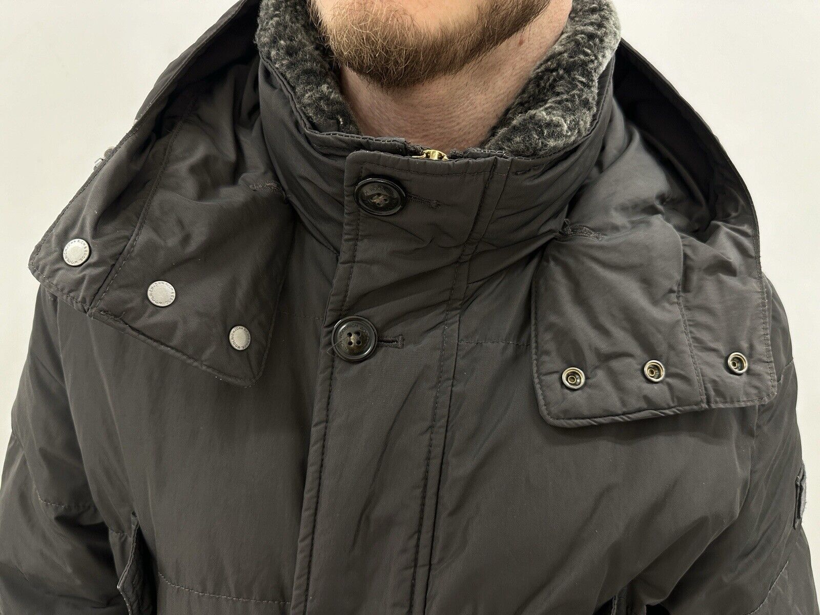 DDP Woolrich Mens Jacket Down Puffer Winter size US-S / EU-M