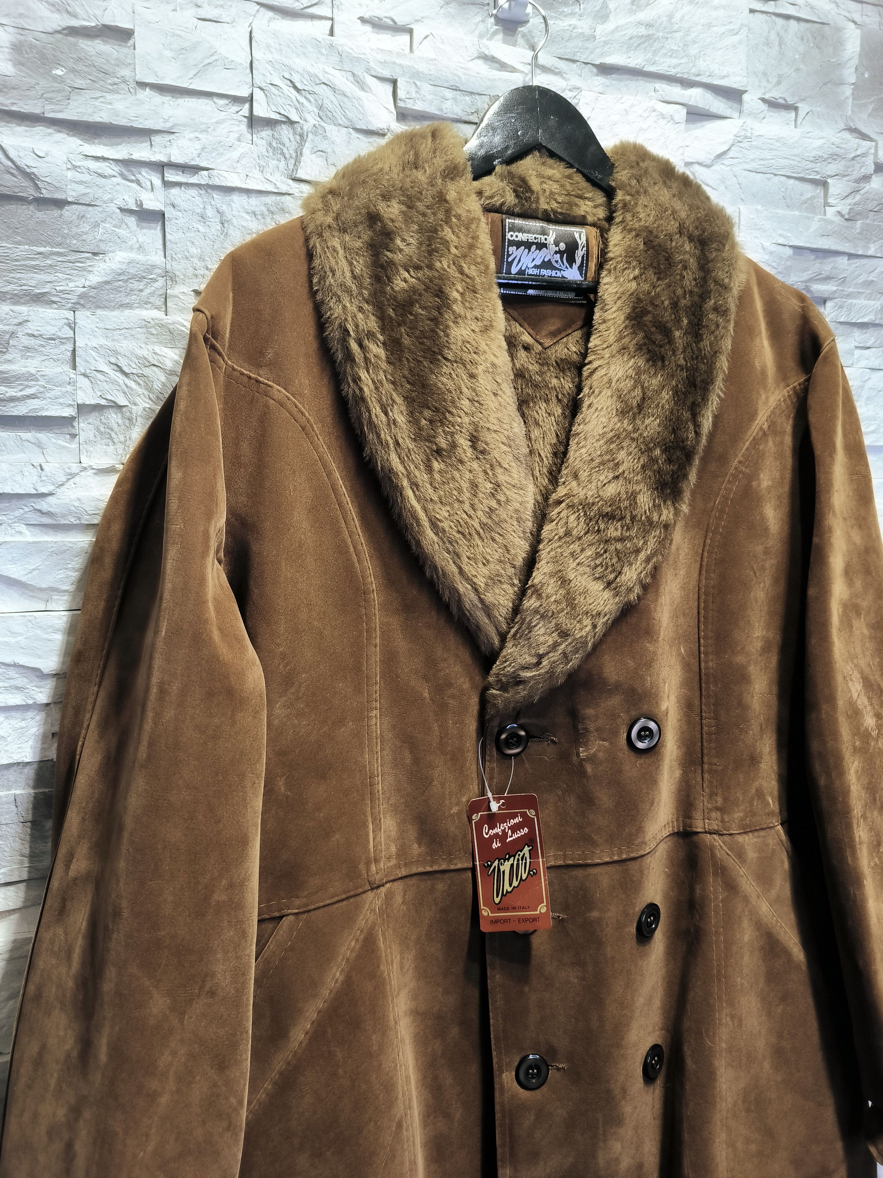 Vintage Vintage Fur Brown Leather Vicor Italy Made Brown Size XL / US 12-14 / IT 48-50 - 5 Thumbnail
