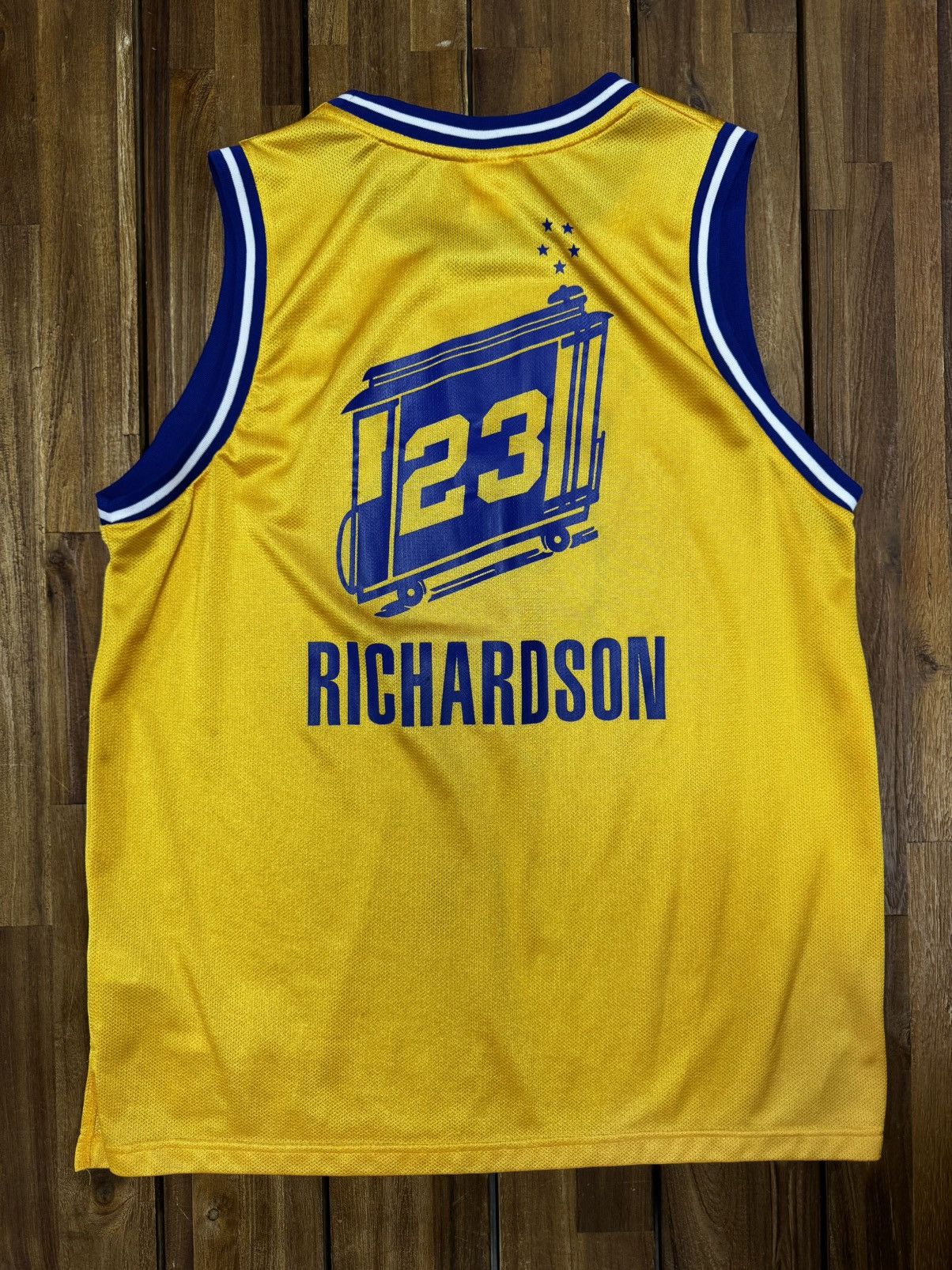 Reebok Vintage Reebok Jason Richardson Golden State Warriors Jersey Size US L / EU 52-54 / 3 - 5 Thumbnail