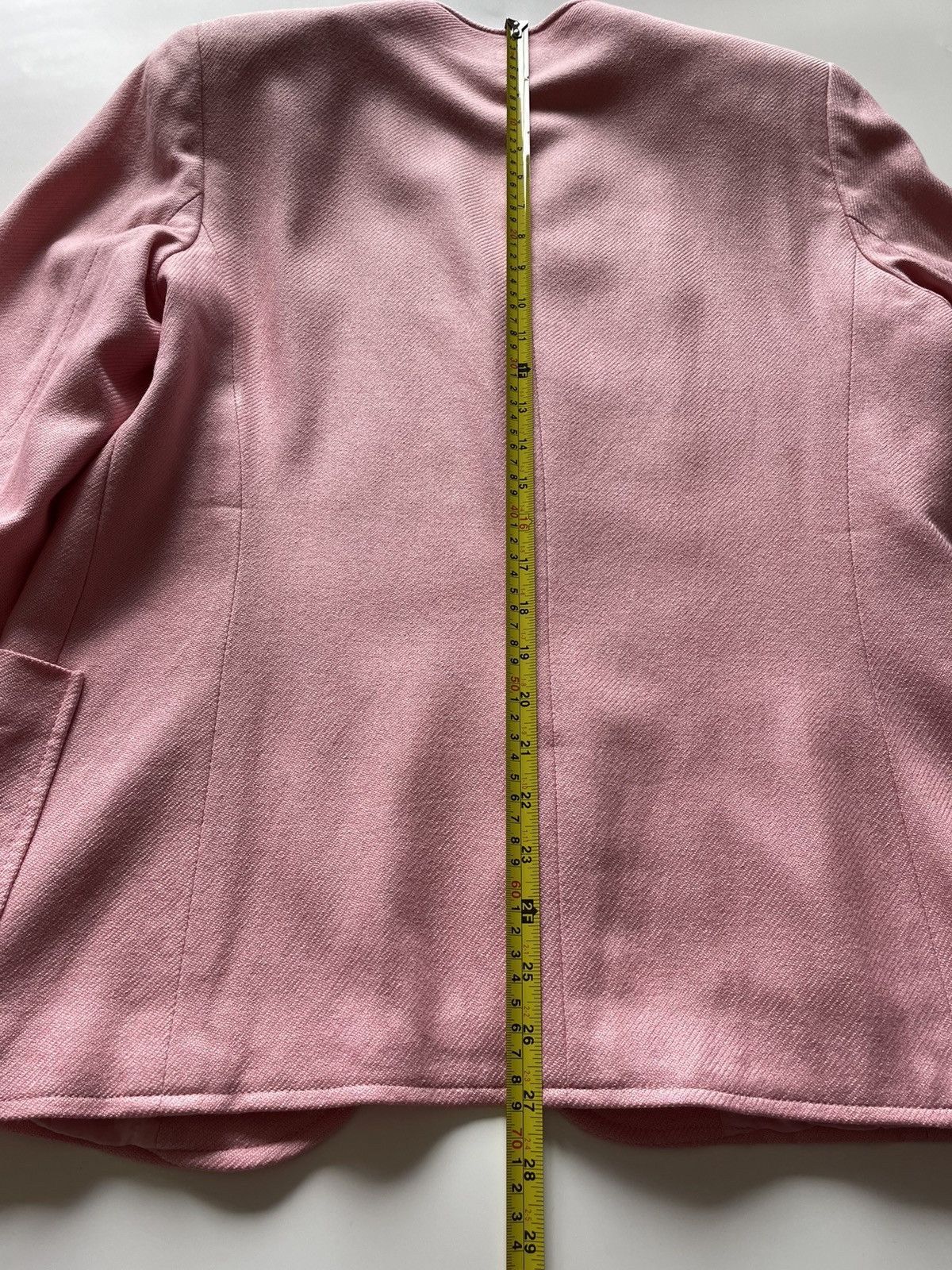 Escada Vintage Escada Piacenza Cashmere Silk Jacket Pink Size S / US 4 / IT 40 - 22 Thumbnail