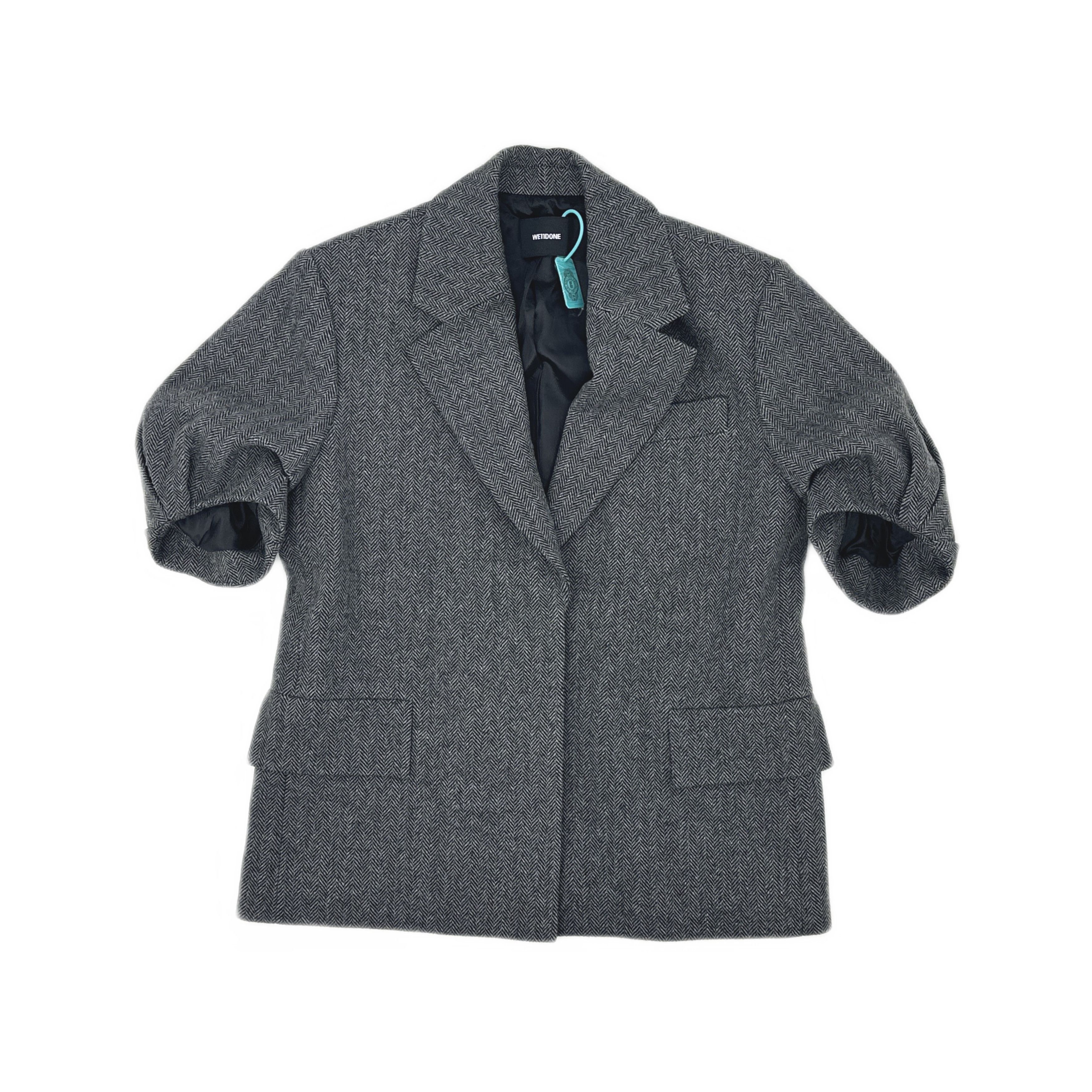 WE11DONE WE11DONE Herringbone Wool Blend Blazer Size S Size S / US 4 / IT 40 - 1 Thumbnail