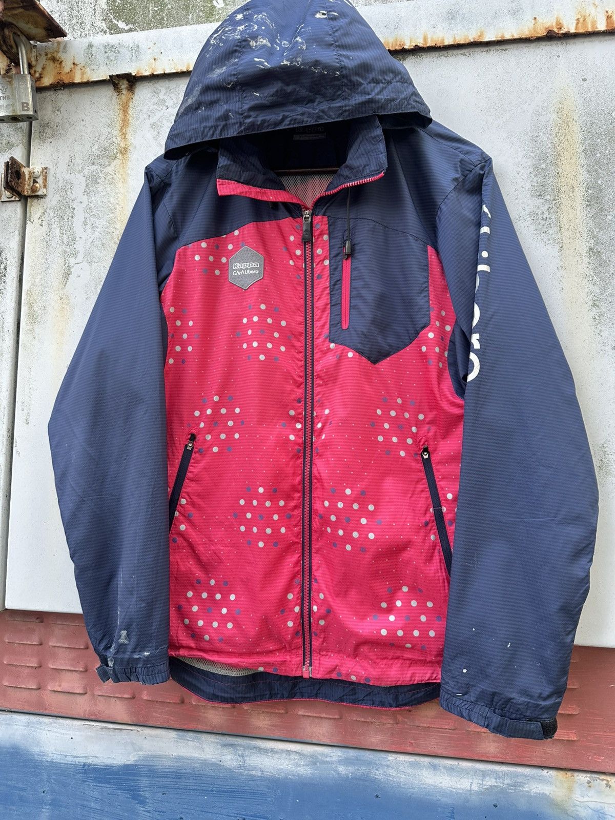Kappa Kappa Garalibero Paint Splatter Hooded Jacket Size US M / EU 48-50 / 2 - 5 Thumbnail
