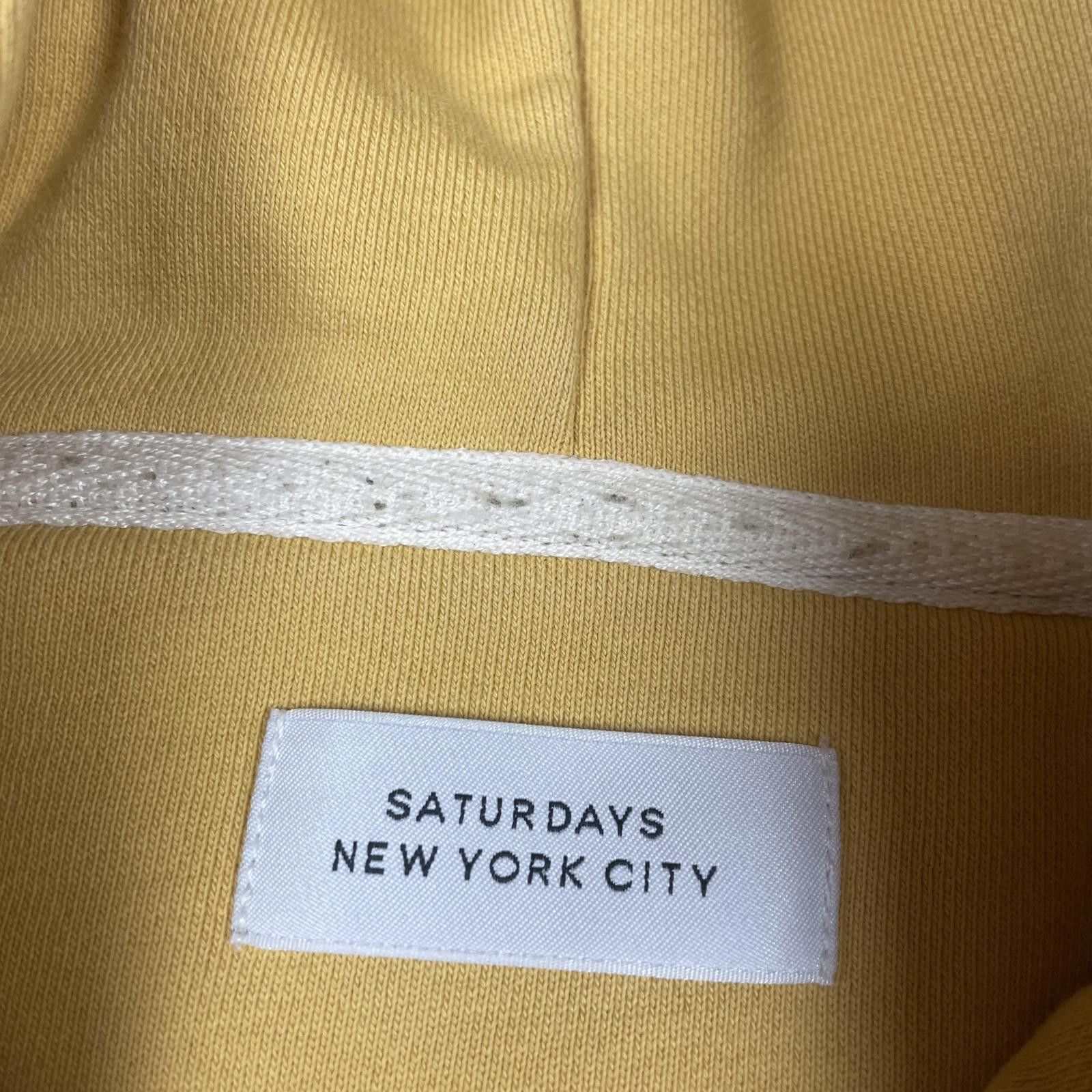 Saturdays NYC SATURDAYS NYC SURF LOGO GRAPHIC HOODIE SWEATSHIRT YELLOW L Size US L / EU 52-54 / 3 - 7 Thumbnail
