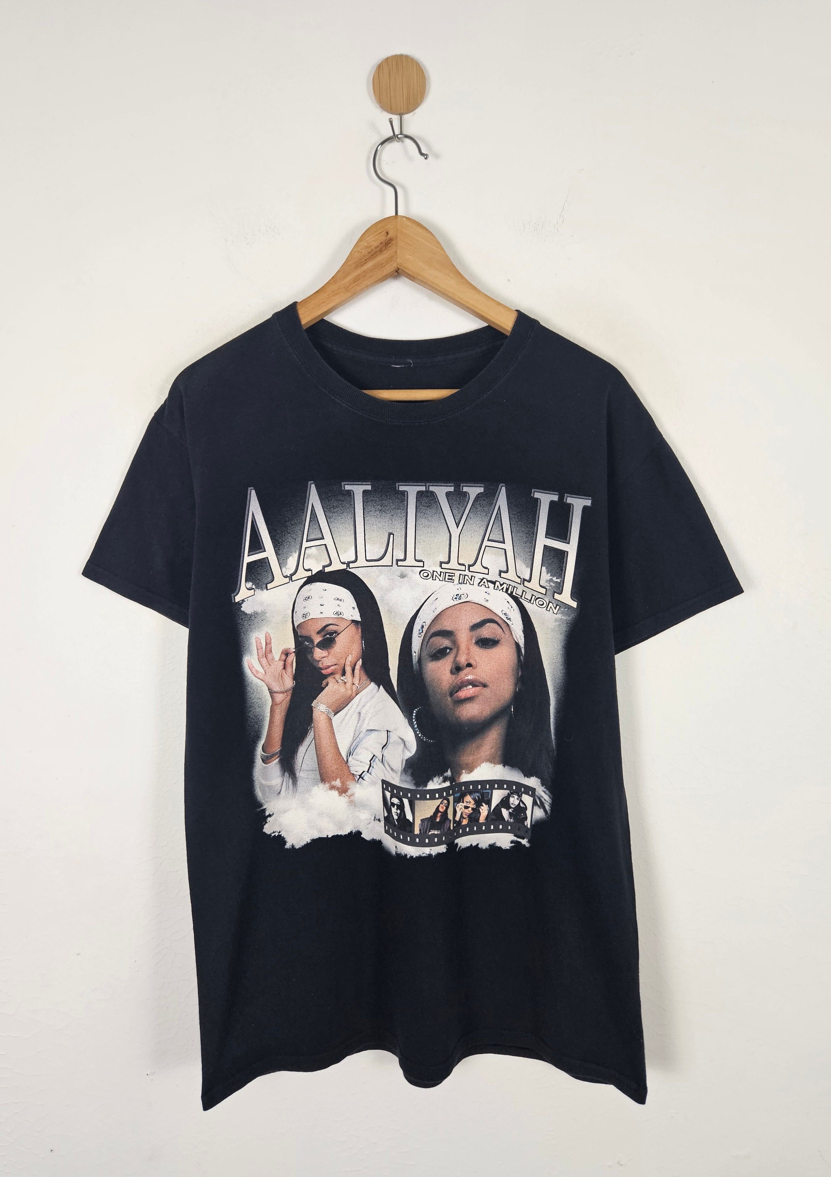 Rap Tees Aaliyah One in a Million rap tee shirt Size US M / EU 48-50 / 2 - 1 Thumbnail