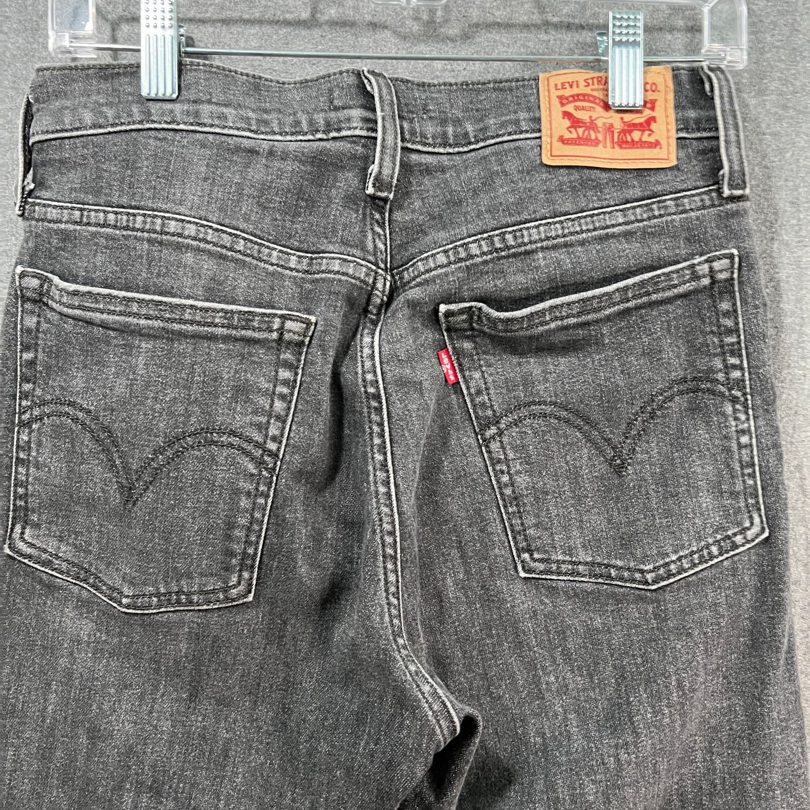 Levi's Levi's Wedge Skinny Button fly Gray Black Size 29 Size 29" - 3 Thumbnail