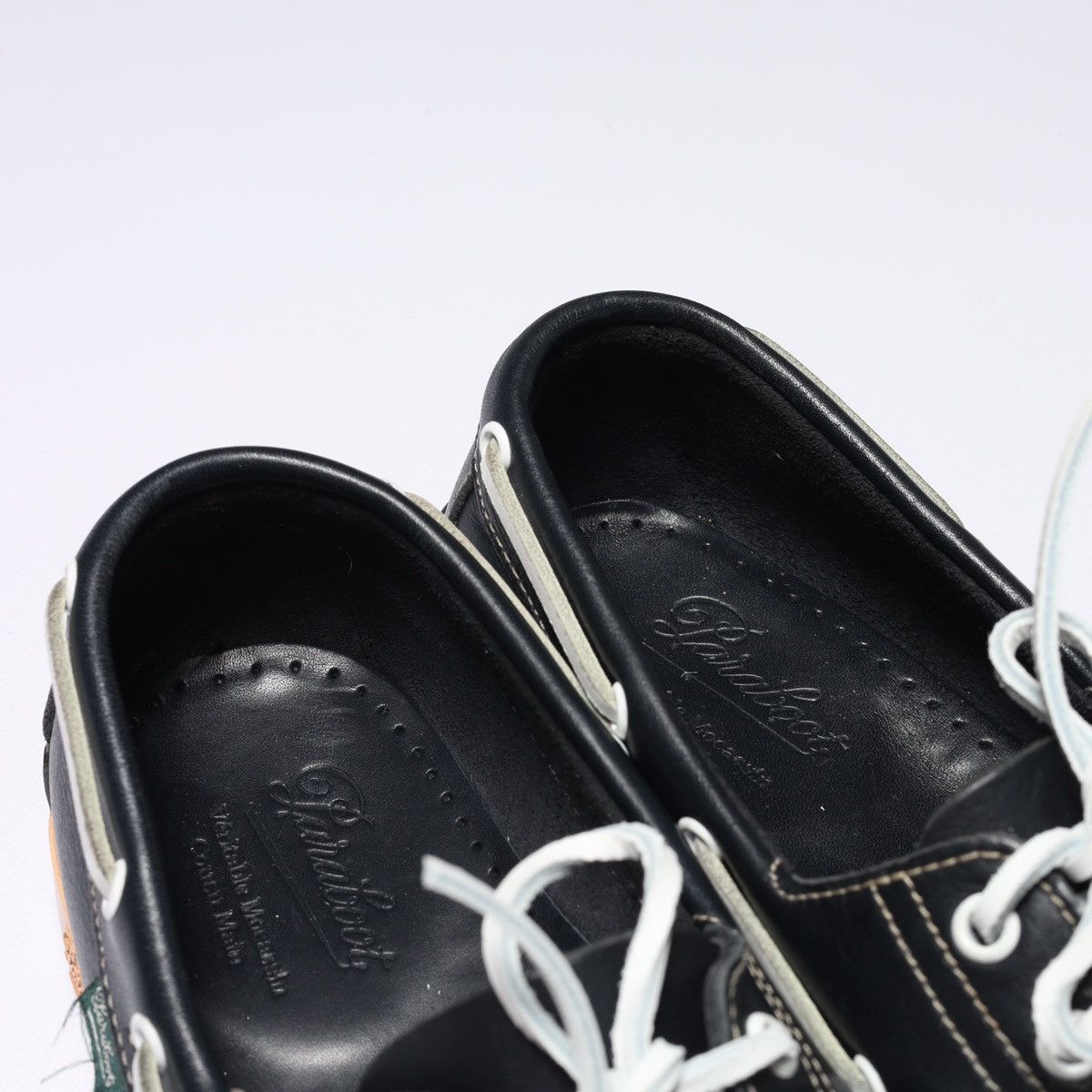 Paraboot Paraboot Veritable Mocassin Navy Leather Moccasin Shoes Size US 7.5 / EU 40-41 - 5 Thumbnail