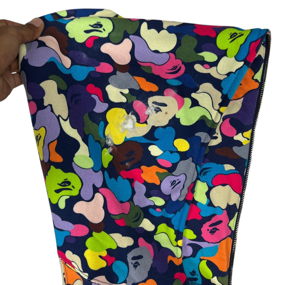 Bape 🔥 A BATHING APE INLUKEWARM WATER CAMO ZIPPER HOODIE Size US L / EU 52-54 / 3 - 19 Thumbnail