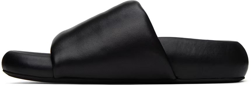o1srvl11e0724 Pouf Sandals in Black