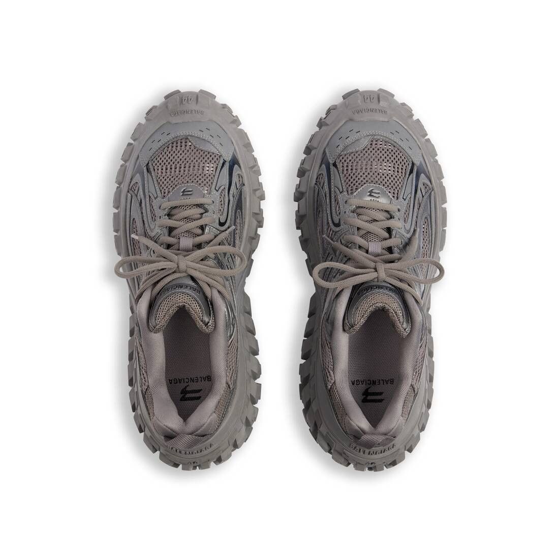 Balenciaga o1srvl11e0225 Bouncer Sneakers in Grey/Brown Size US 7 / EU 40 - 5 Thumbnail