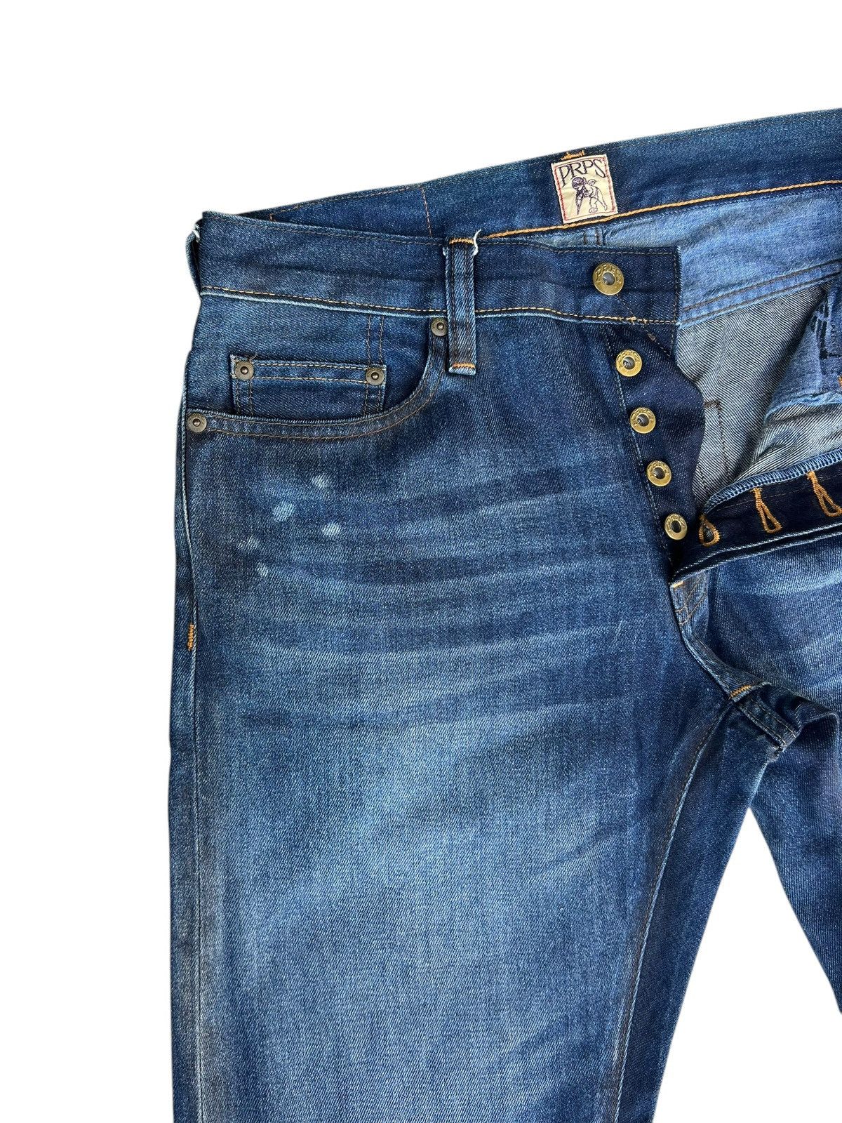 Prps PRPS Barracuda Waxed Denim Slim Jeans Size US 30 / EU 46 - 5 Thumbnail