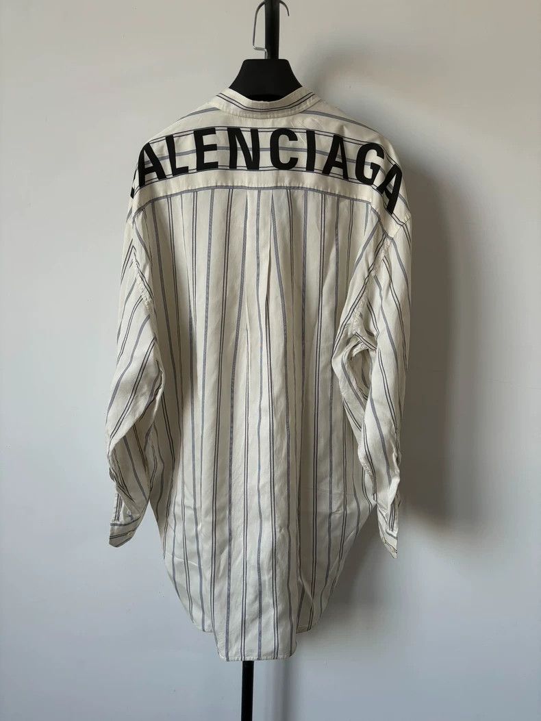 Balenciaga Balenciaga size 34 Back logo shirt Size US M / EU 48-50 / 2 - 1 Thumbnail
