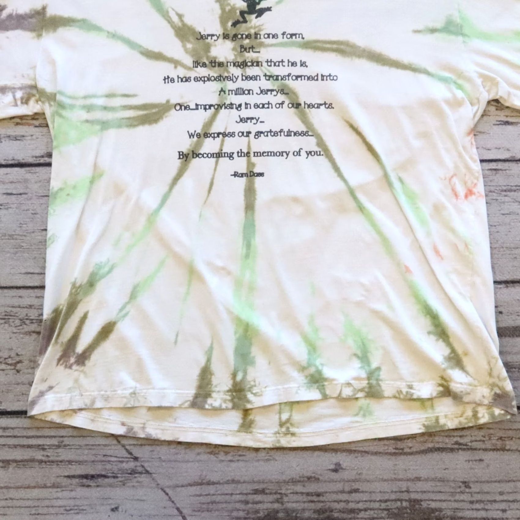 Online Ceramics Online Ceramics Jerry Garcia Tye Dye Long Sleeve Tee XXL T-Shirt Men White Size US XXL / EU 58 / 5 - 3 Thumbnail