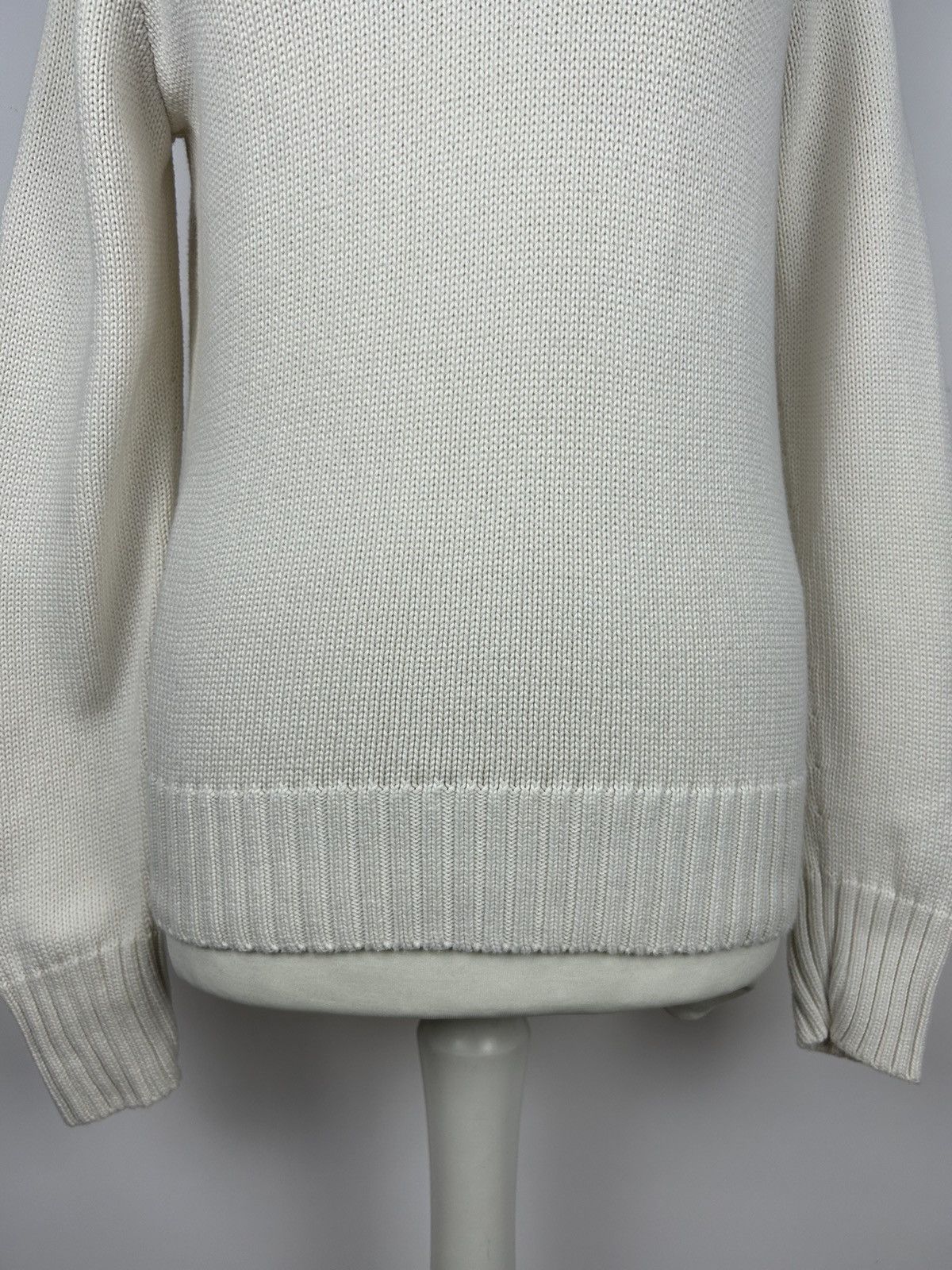 Ralph Lauren Sport Vintage Polo Ralph Lauren Sport Knit Sweater White Size L Size L / US 10 / IT 46 - 4 Thumbnail