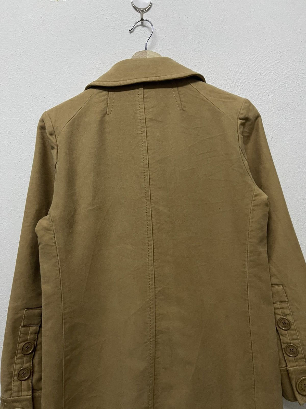 Marc Jacobs 2000s MARC JACOBS BUTTON CLOSURE TRENCH COAT Size M / US 6-8 / IT 42-44 - 12 Thumbnail