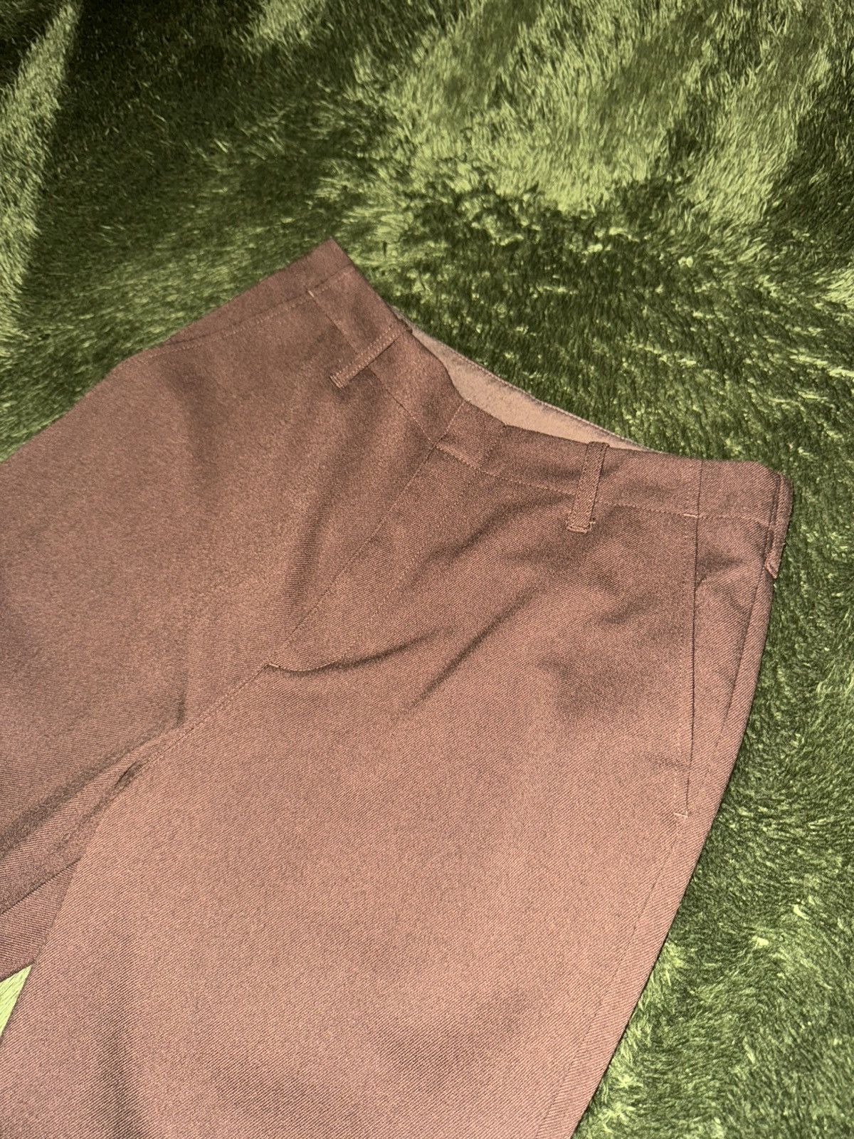 Beams Japan [S] Freak’s Store Poly viscose Slit Trousers Brown Size US 29 - 2 Thumbnail