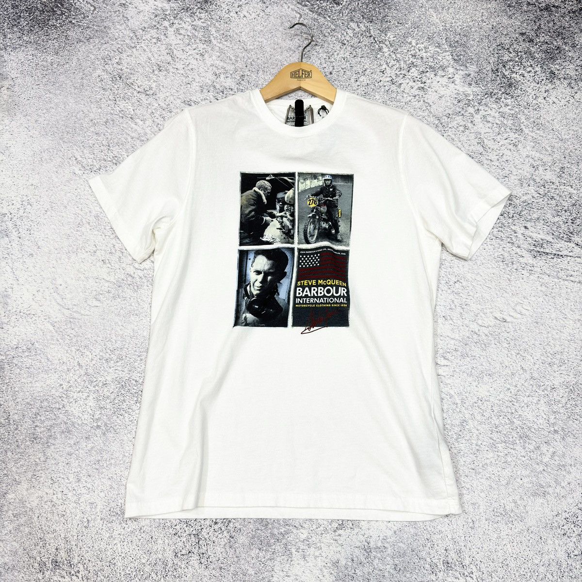 Barbour New Barbour Steve Mcqueen Tee M size Size US M / EU 48-50 / 2 - 1 Thumbnail