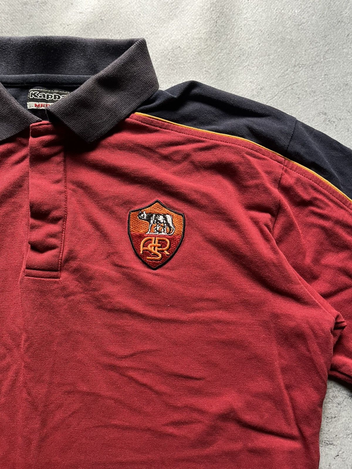 Kappa 💂🏻‍♀️Vintage Kappa FC Roma jersey polo 💂🏻‍♀️ Size US M / EU 48-50 / 2 - 2 Thumbnail