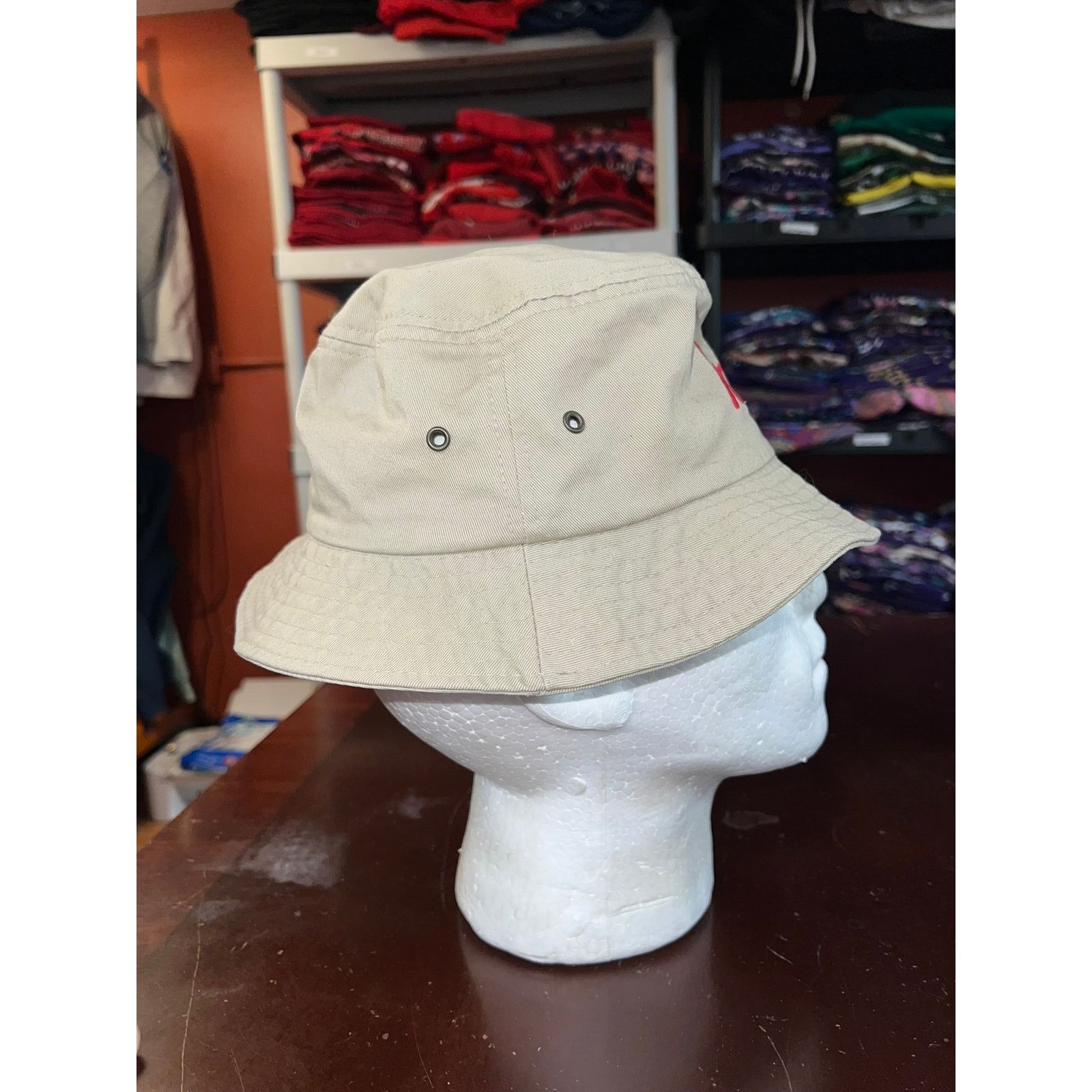 Vintage Nebraska Cornhuskers Bucket Hat Brown Red College Sun OS Size ONE SIZE - 5 Thumbnail