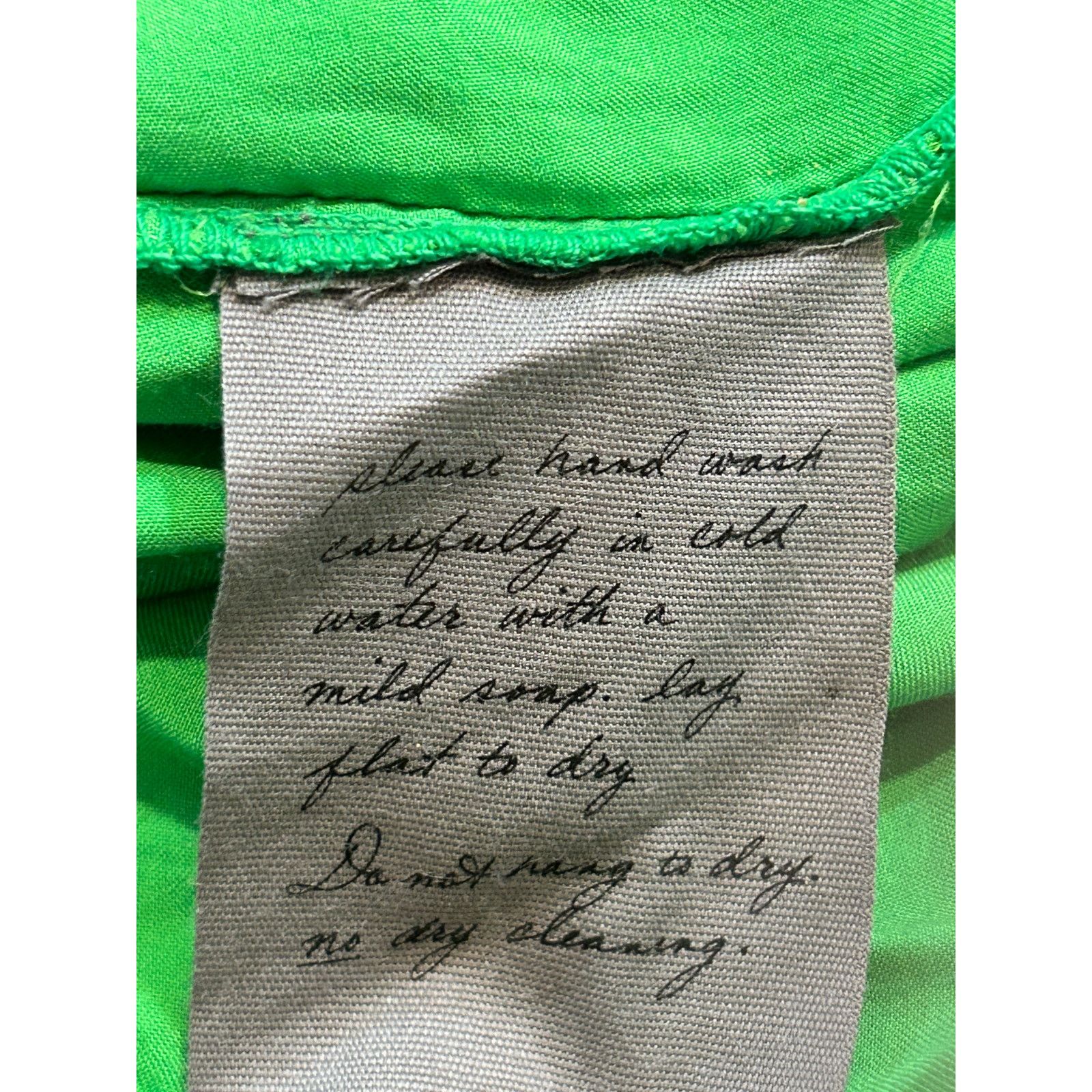 Other Raquel Allegra Dress XS / SM Neon Green Avant Garde Designer Size S / US 4 / IT 40 - 15 Thumbnail