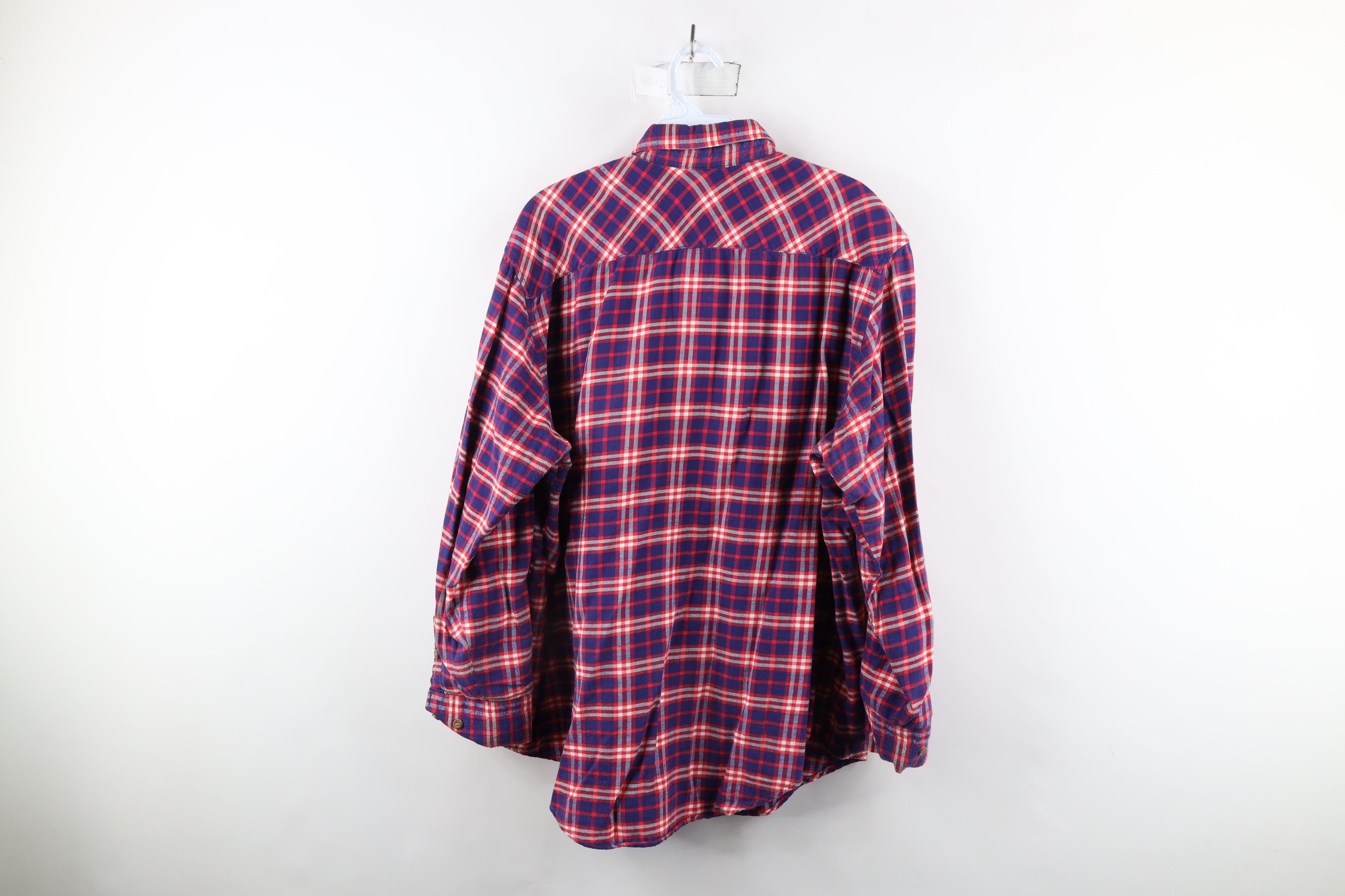 Vintage Vintage 70s Streetwear Needle Tailoring Flannel Button Shirt Size US L / EU 52-54 / 3 - 7 Thumbnail