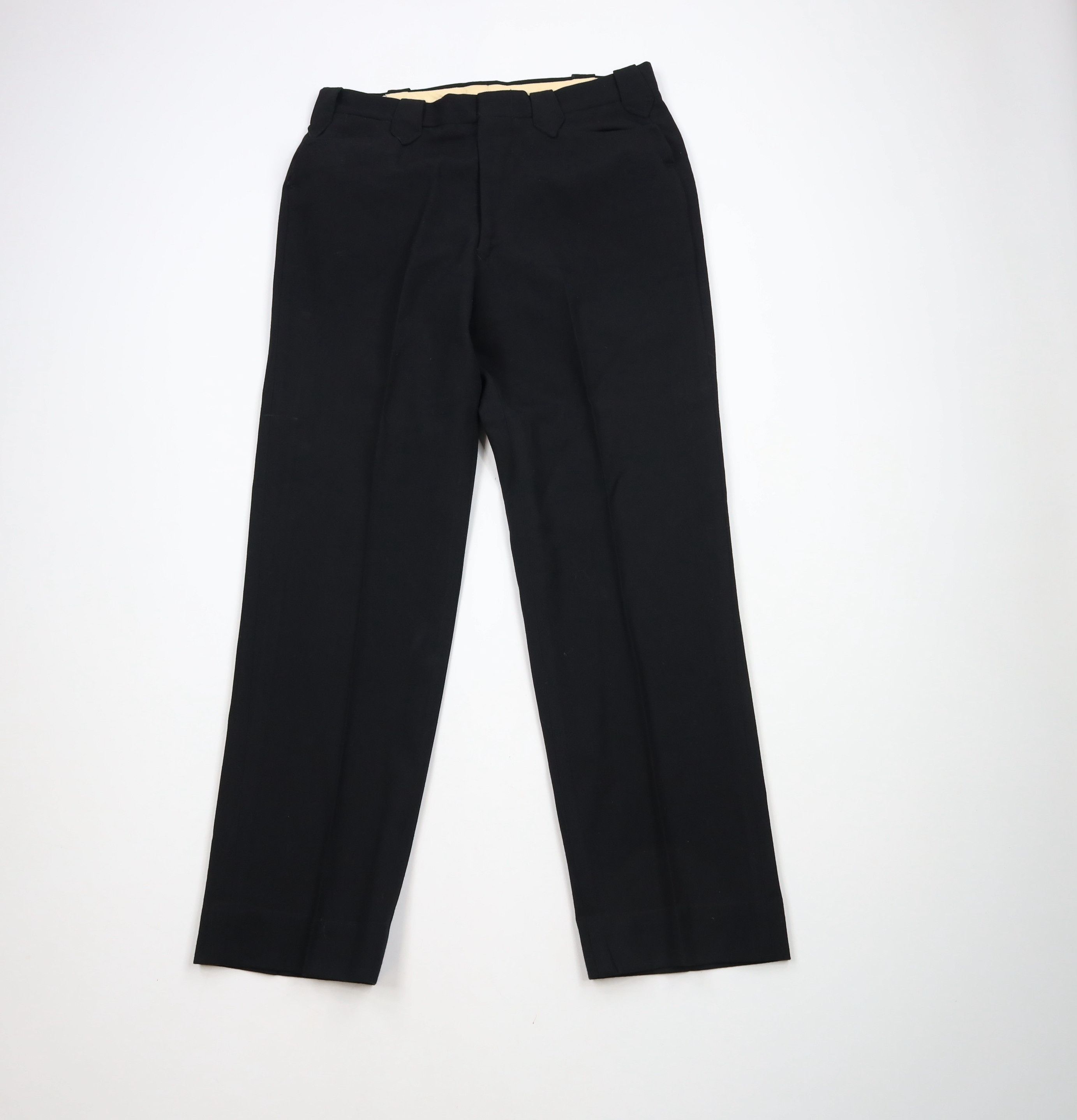 Vintage Vintage 50s 60s Rockabilly Cowboy Chino Pants Black USA Size US 32 / EU 48 - 1 Thumbnail